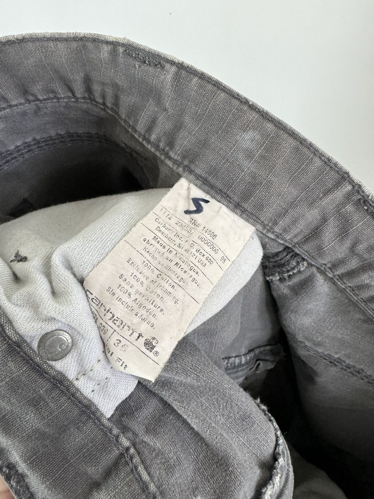 Carhartt Vintage Carhartt Cargo Faded Distressed Shorts Size US 36 / EU 52 - 6 Thumbnail