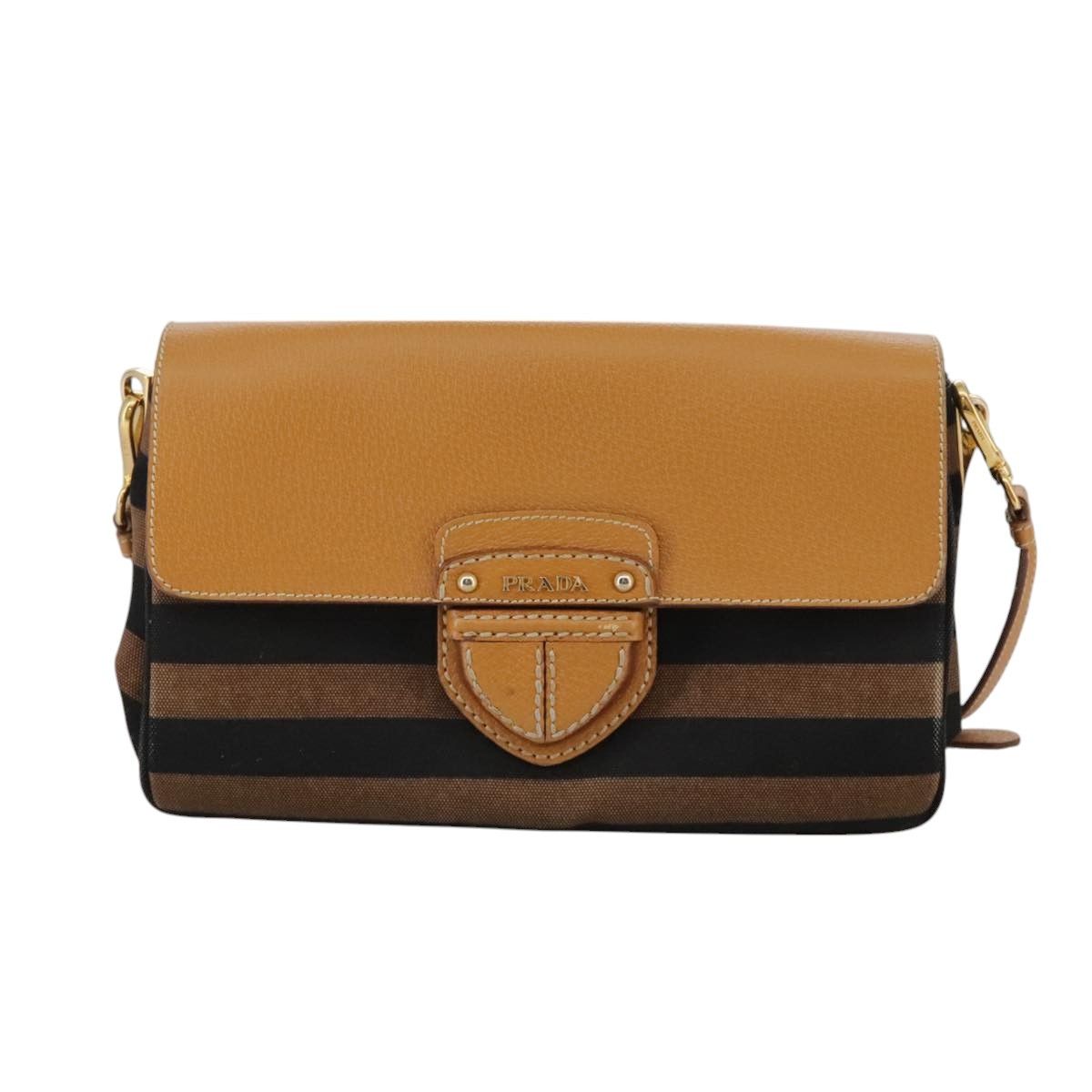 Prada Canapa Multicolour Canvas Shoulder Bag (Pre-Owned) Size ONE SIZE - 1 Thumbnail