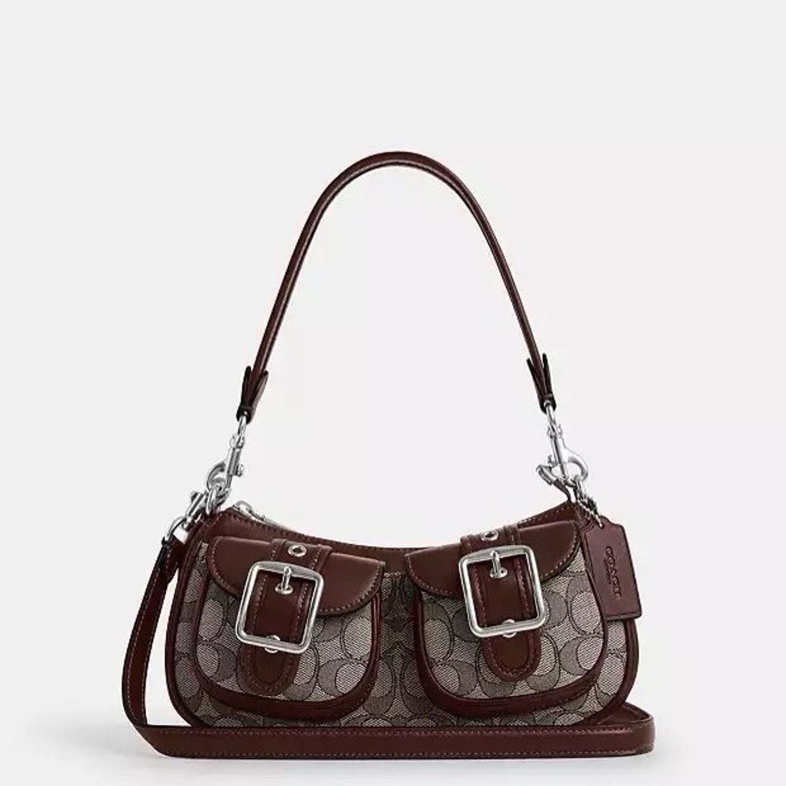 Coach NWT Coach Ashton Bag Signature Jacquard CBJ00 Oak/Maple Size ONE SIZE - 6 Thumbnail