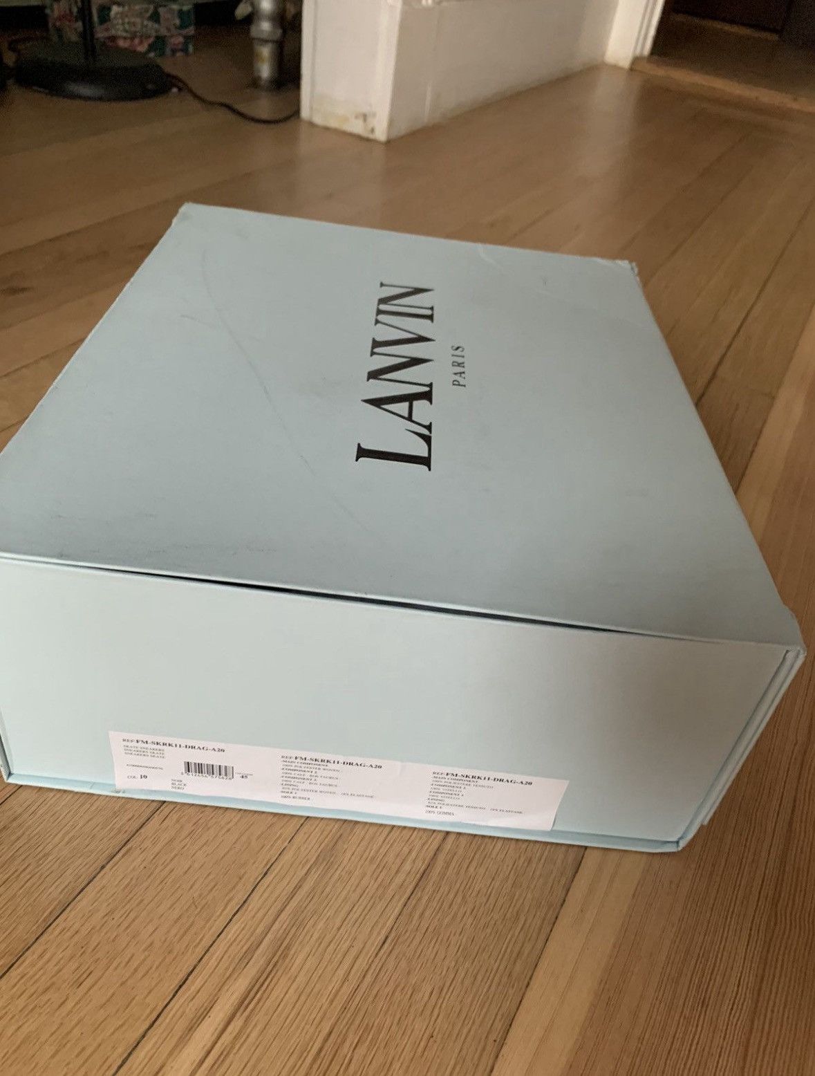 Lanvin Lanvin DS Black Fat Lace Curb Sneakers Size US 12 / EU 45 - 6 Thumbnail