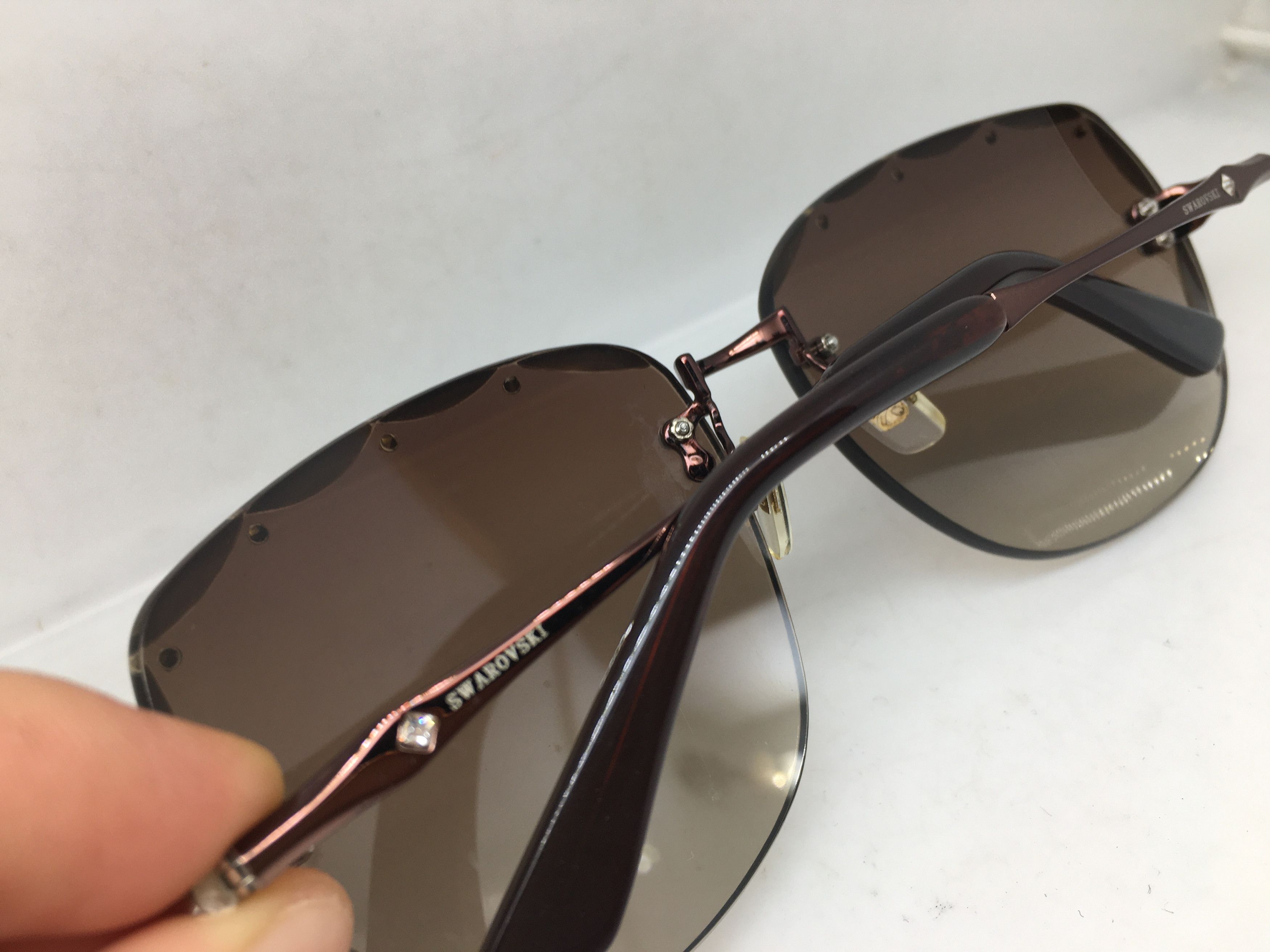 Swarovski Swarovski SW092 Rimless Sunglasses Frame Diva Size ONE SIZE - 9 Thumbnail
