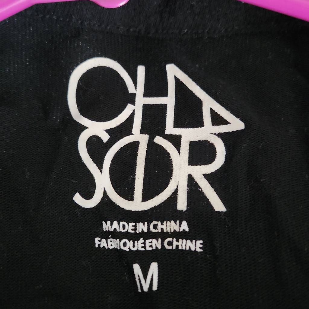 Chaser Brand Chaser Ladies Size Medium Soft Black Fleece Dream Top with S Size M / US 6-8 / IT 42-44 - 5 Thumbnail