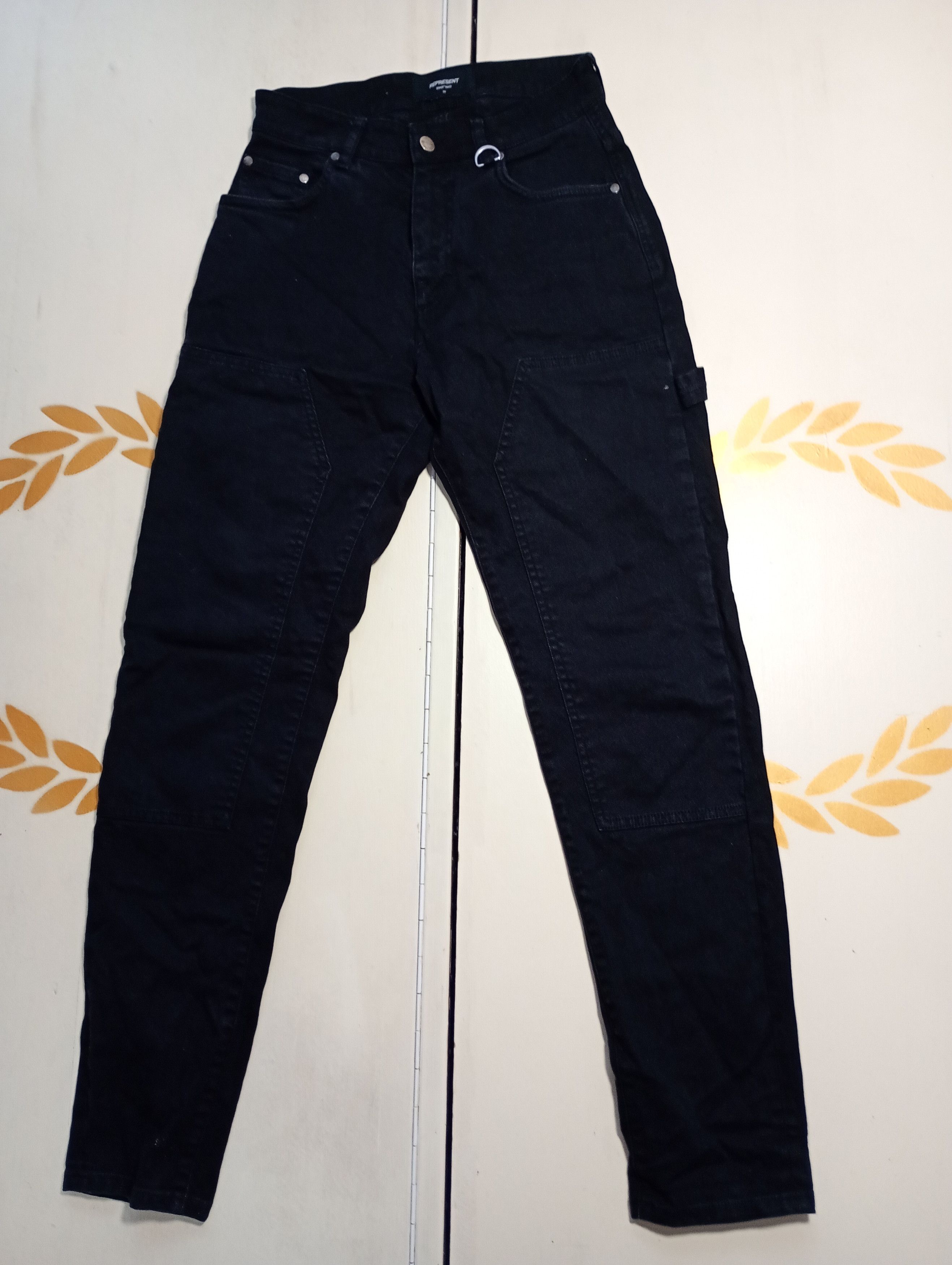 Represent Clo. Represent Clo Carpenter Denim Black Jeans Size US 28 / EU 44 - 1 Thumbnail
