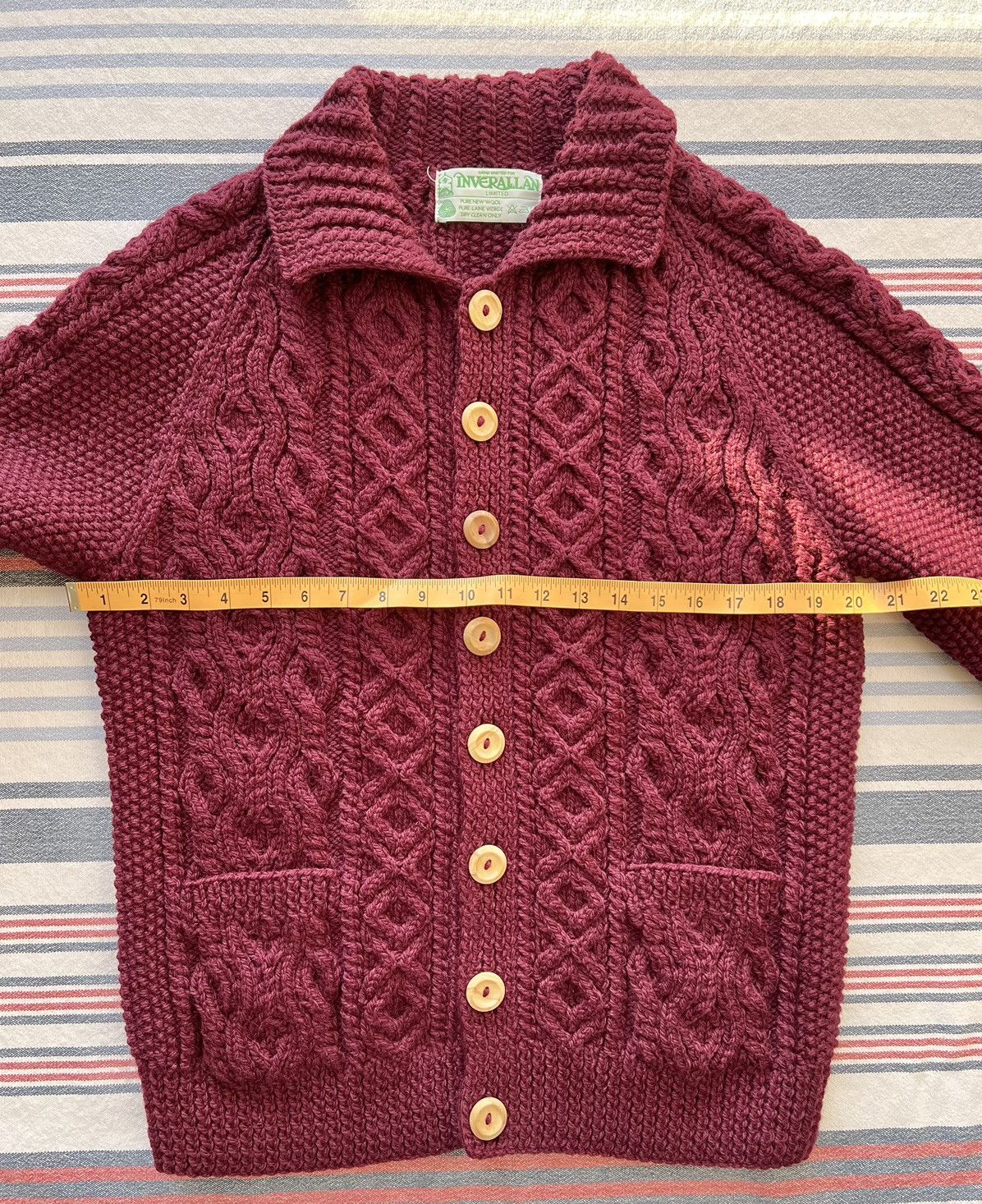 Tamaki61　Inverallan 3A 3A Lumber Cardigan - 100% Cashmere - Inverallan