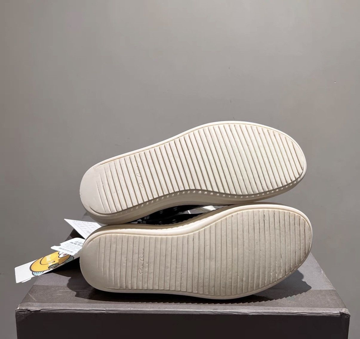 Rick Owens Rick Owens Mainline Leather Converse-Inspired Sneakers Size US 8 / EU 41 - 7 Thumbnail