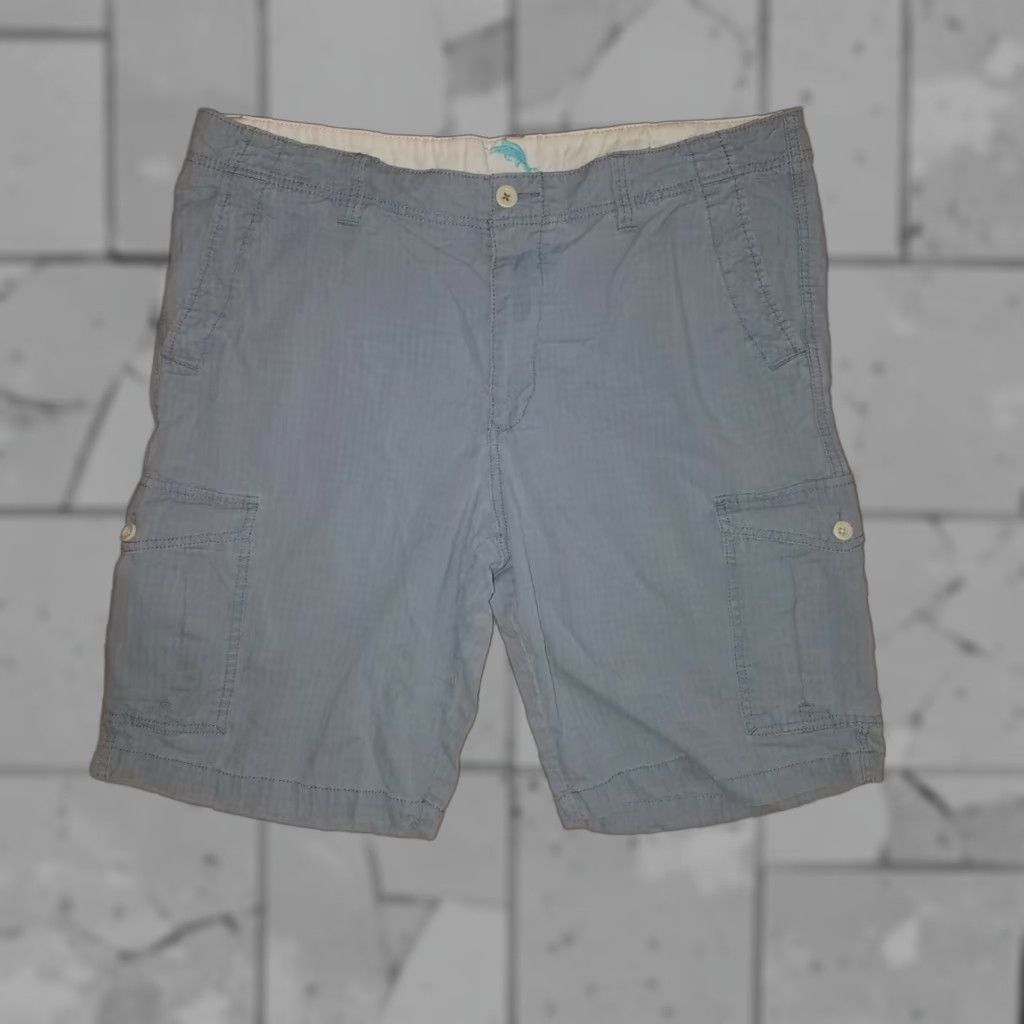 Tommy Bahama Tommy Bahama Cargo Shorts Mens Size 38 Cotton Blend Blueish Gray Cargo Mens 38 Cotton Blend Tommy Bahama Grey Cotton Blend Cargo Shorts Size US 38 / EU 54 - 1 Thumbnail