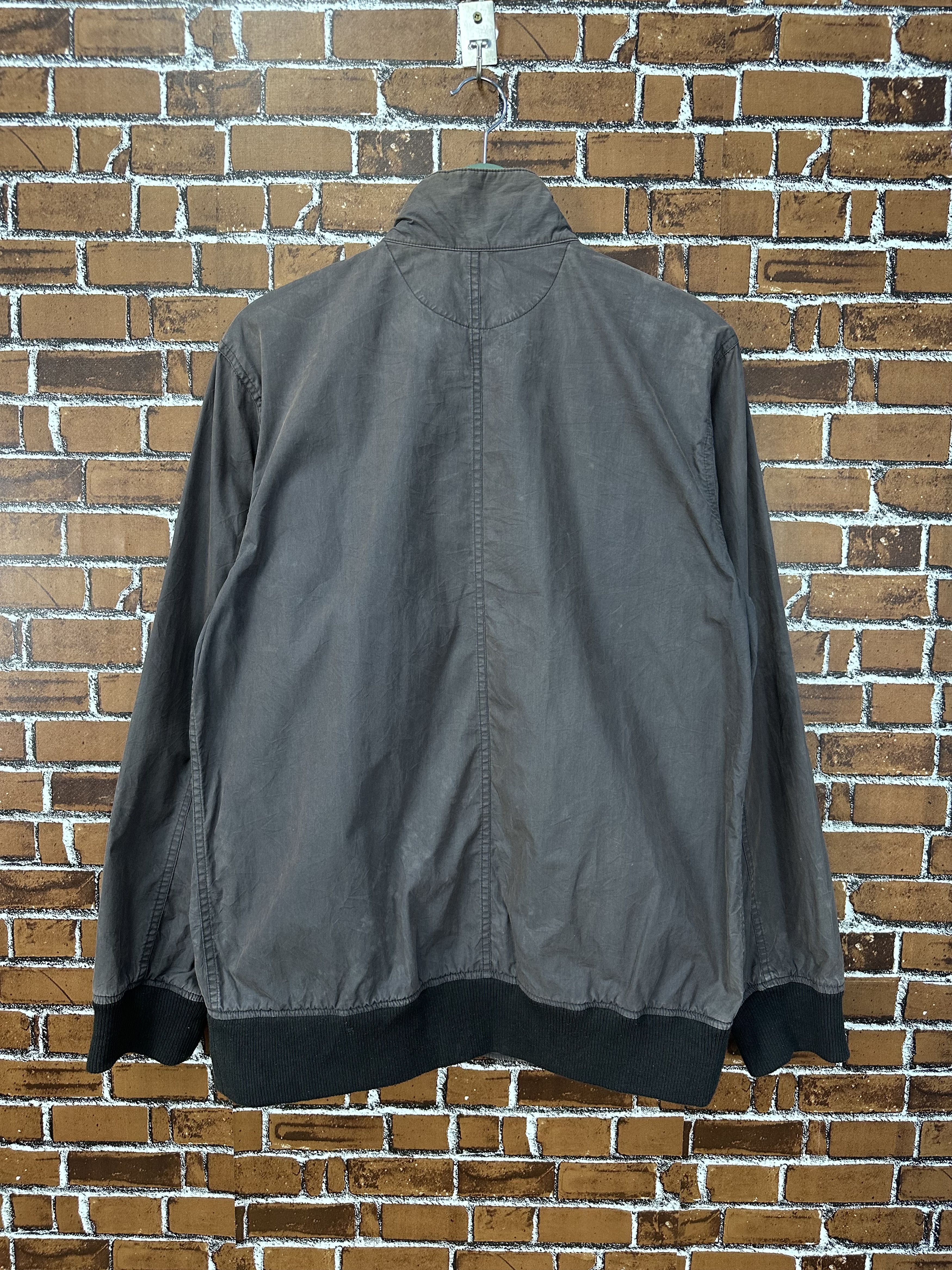 Beams Plus Beams Grey Wax Cargo Bomber Jacket Z330 Size US L / EU 52-54 / 3 - 4 Thumbnail