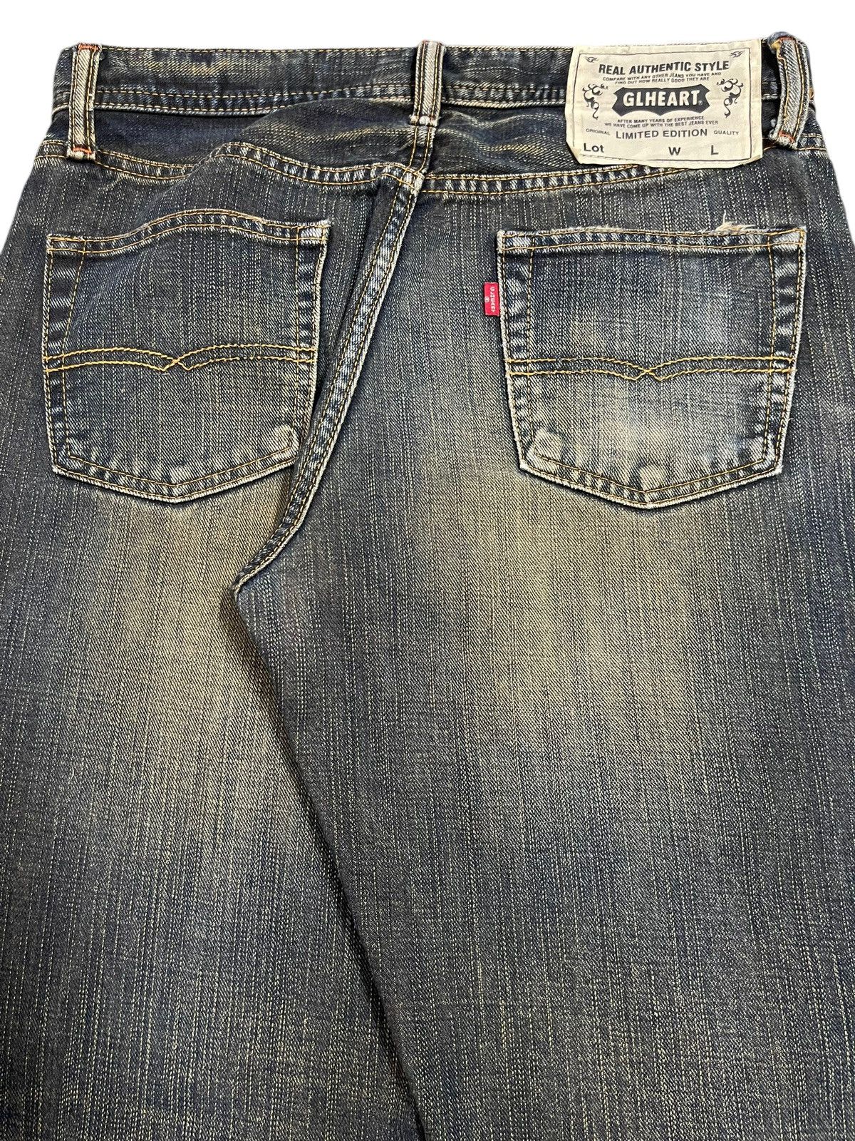 Full Count & Co. Vintage Japanese Brand Blue Faded Wash Style Baggy Jeans Size US 31 - 6 Thumbnail