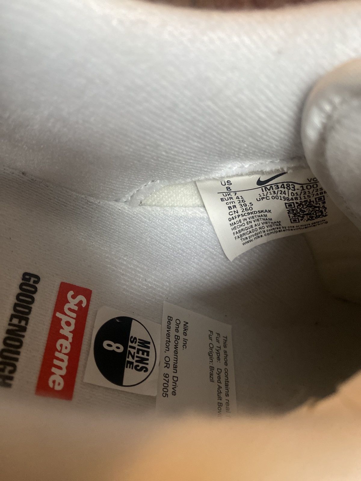 GOODENOUGH × Supreme Supreme x Nike Cheetah SP Sneakers Size US 8 / EU 41 - 5 Thumbnail
