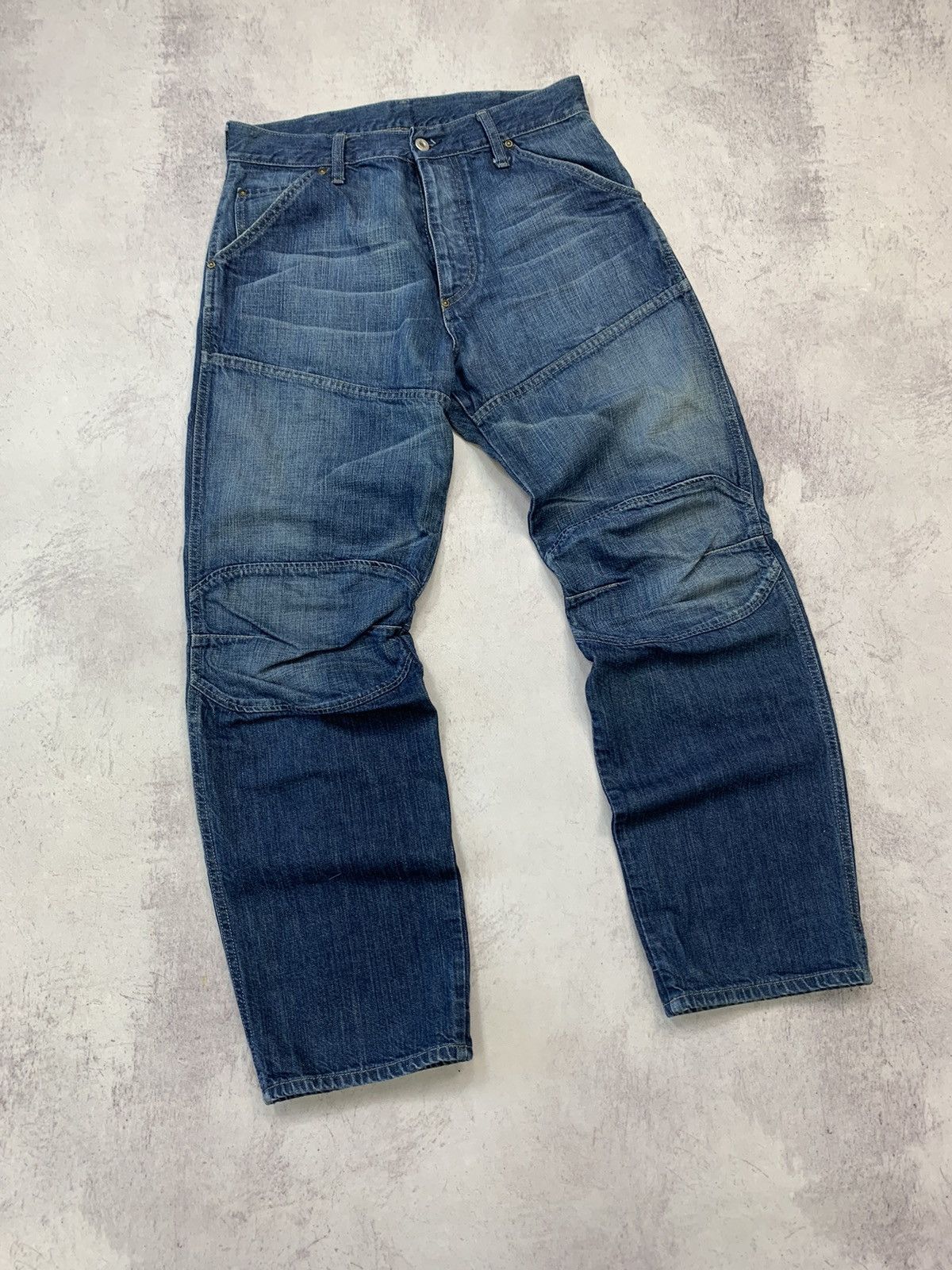 G-Star G-STAR RAW Mens Double Knee Baggy Jeans Size US 31 - 4 Thumbnail
