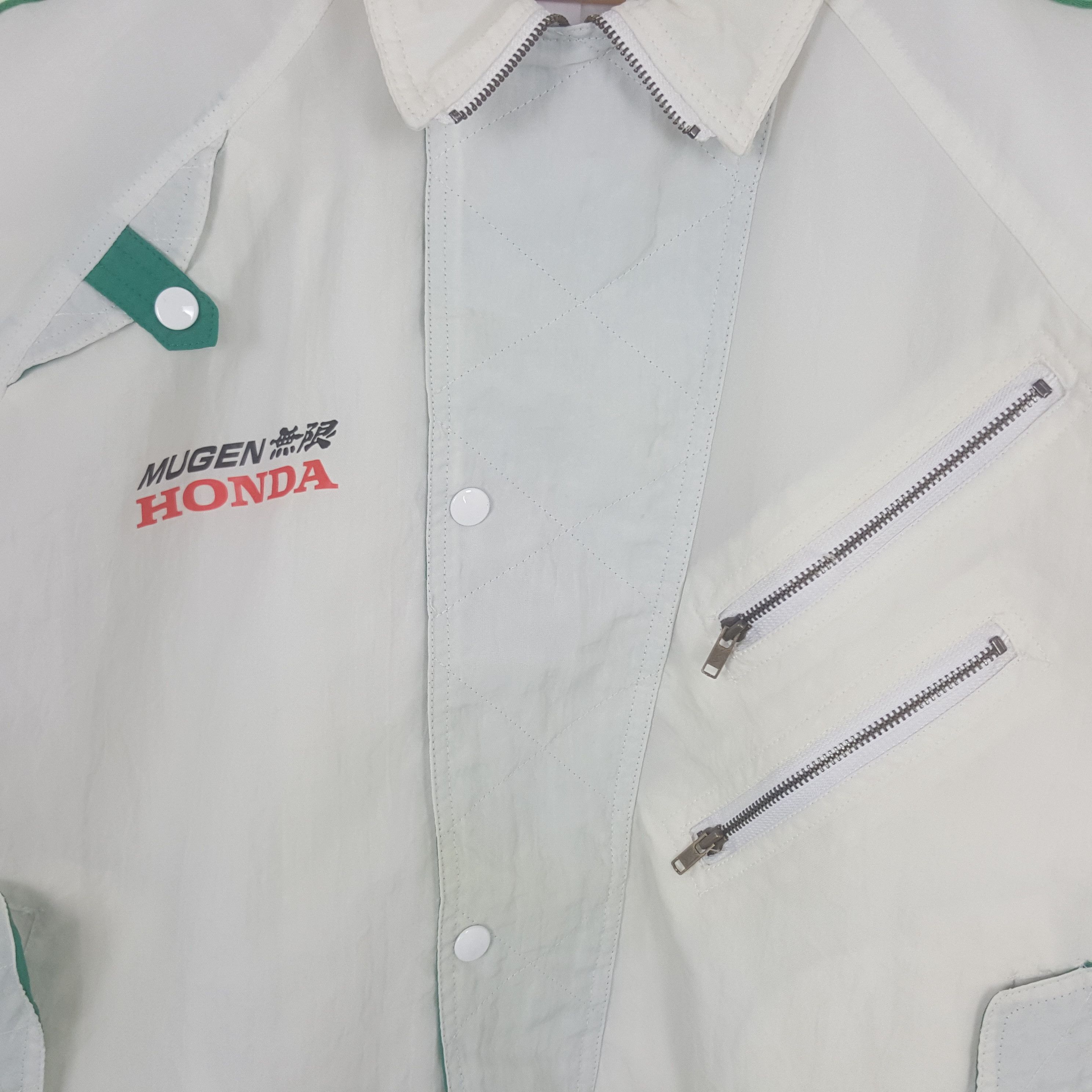 Honda Vintage Bridgestone Mugen Honda Racing Custom Jacket C300N14 Size US L / EU 52-54 / 3 - 4 Thumbnail