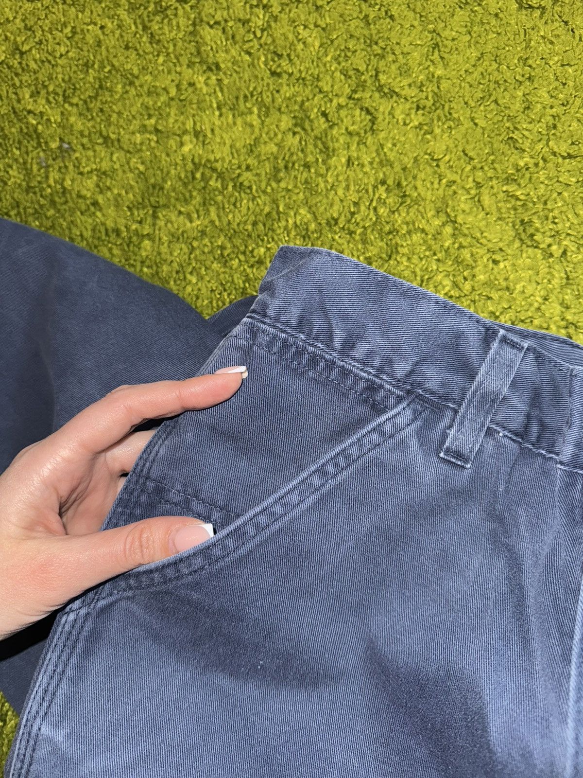 Carhartt × Carhartt Wip × Vintage Carhartt WIP 1990s vtg made in USA wide leg canvas pants Size US 29 - 3 Thumbnail