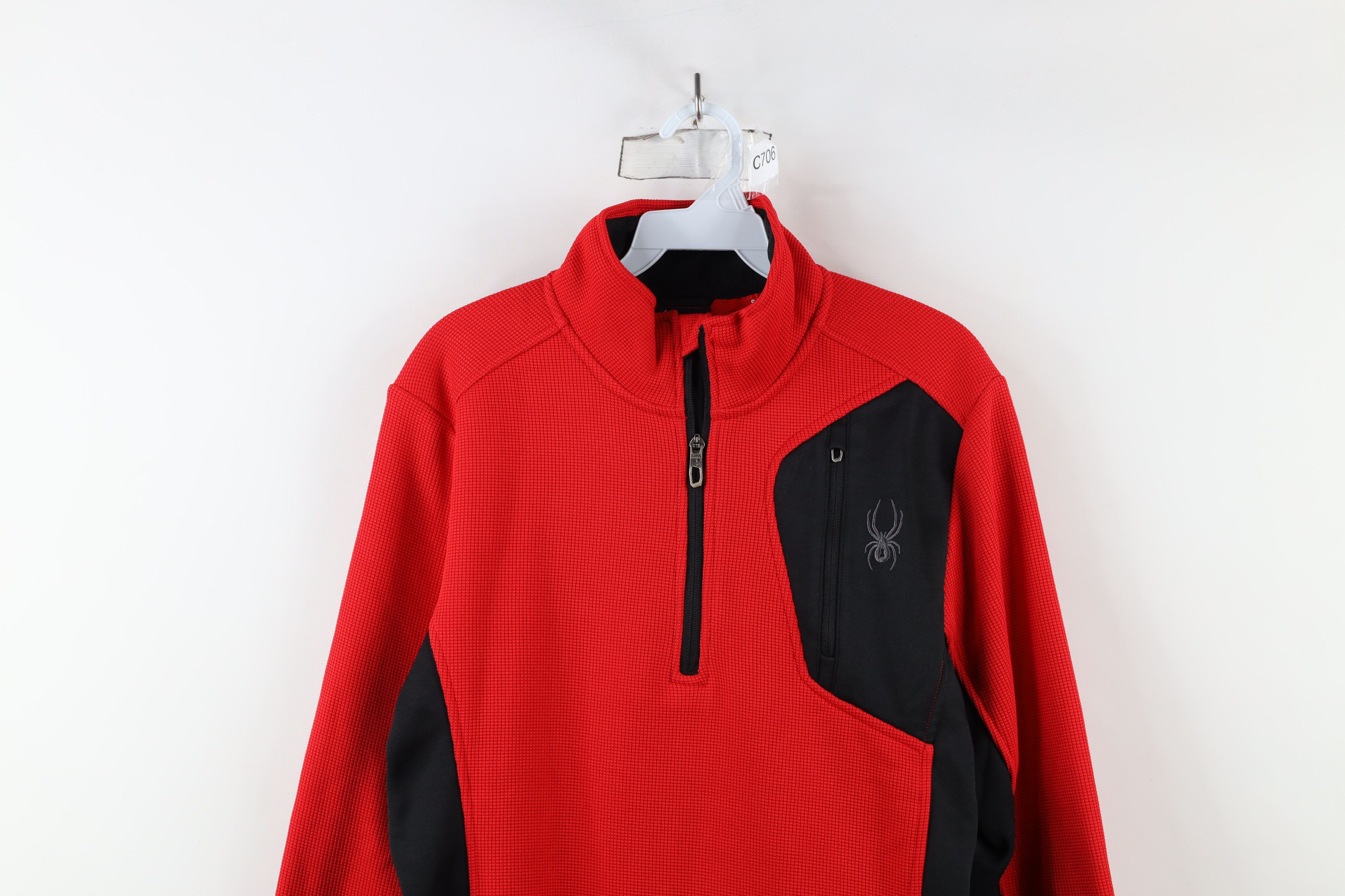 Spyder × Vintage New Spyder Thermal Knit Half Zip Pullover Sweater Jacket Size US S / EU 44-46 / 1 - 2 Thumbnail