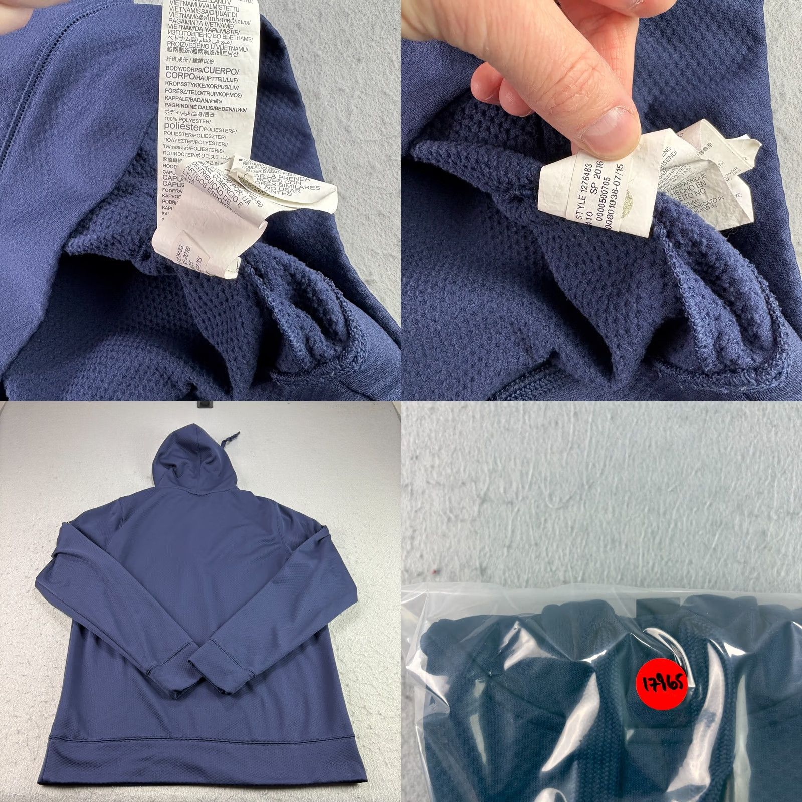 Under Armour Under Armour Steph Curry Hoodie Mens XL Blue Slim Pullover Basketball Shirt Size US XL / EU 56 / 4 - 8 Thumbnail