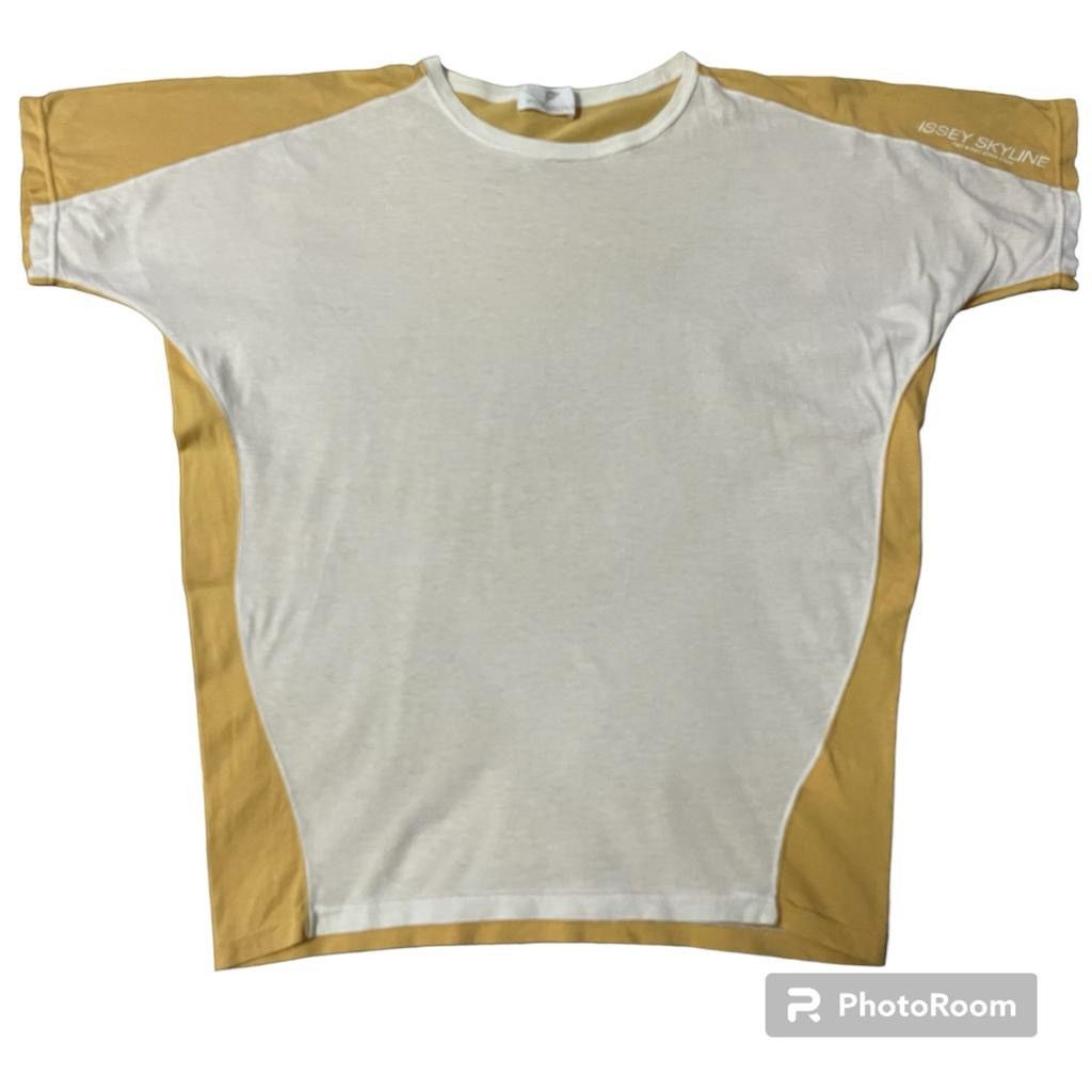 Issey Miyake Vintage 90s Issey Miyake Skyline Tee Shirt Size US M / EU 48-50 / 2 - 1 Thumbnail