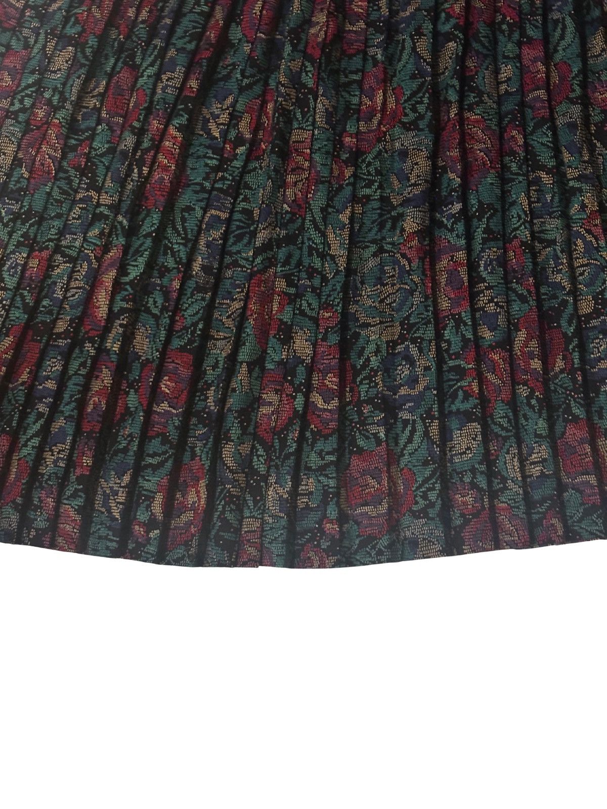 Other Floral pleated Skirt.ws1147 Size 38" / US 16 / IT 52 - 3 Thumbnail