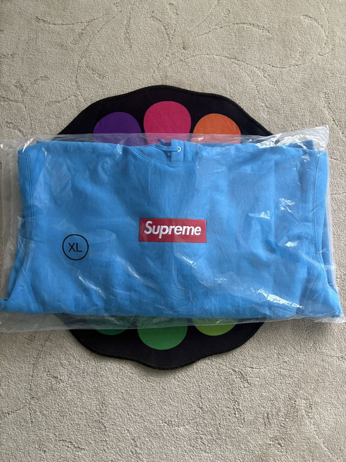 Supreme Supreme Cyan Box Logo Hoodie FW25 | Grailed