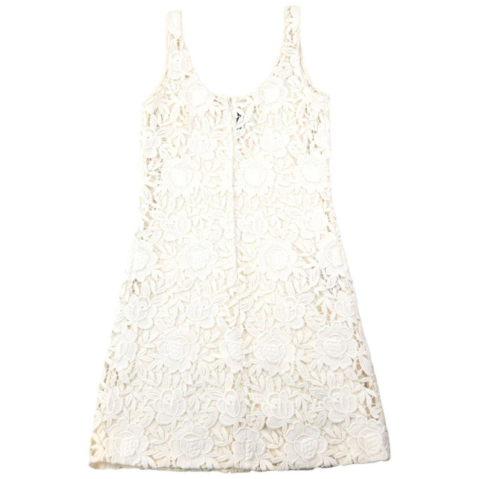 Prada Vintage 2011 Prada Floral Lace Dress Womens Size S Size S / US 4 / IT 40 - 2 Thumbnail