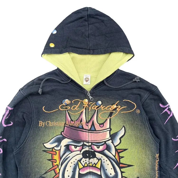 Ed Hardy Ed Hardy By Christian Audiger Death or Glory Zip Hoodie Size US S / EU 44-46 / 1 - 2 Thumbnail