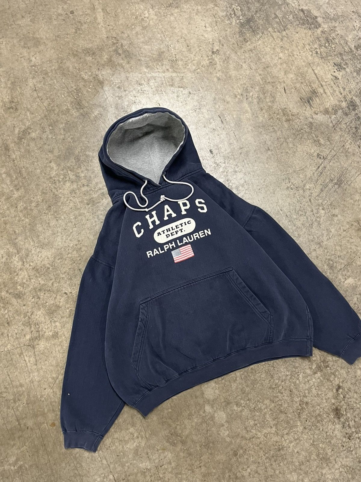 Polo Ralph Lauren × Vintage Polo Ralph Lauren vintage boxy fit hoodie streetwear preppy Size US L / EU 52-54 / 3 - 5 Thumbnail