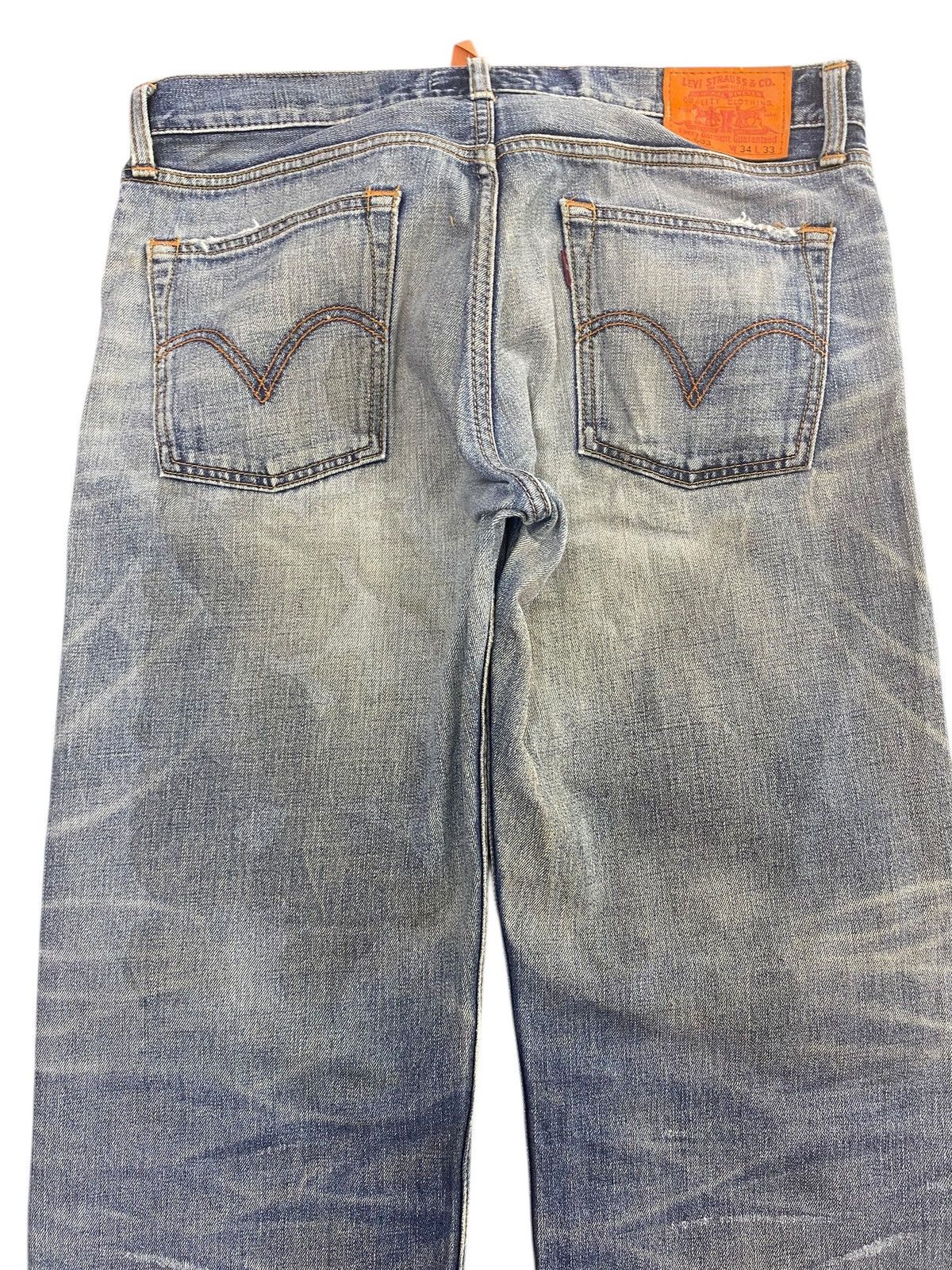 Other Japanese Brand Blue Light Wash Style Loose Jeans Size US 30 / EU 46 - 4 Thumbnail