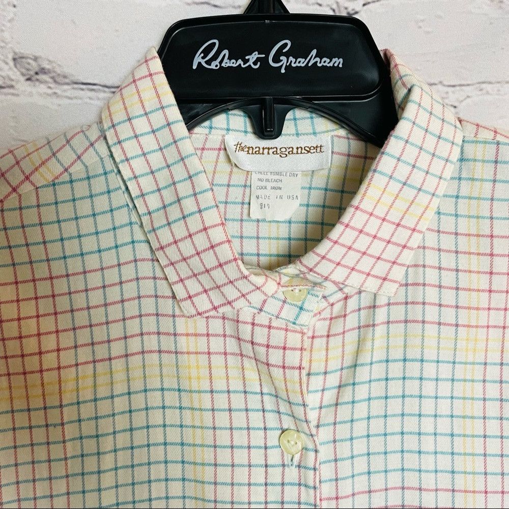 Other Vintage The Narragansett Cotton Plaid Shirt Size L Size US L / EU 52-54 / 3 - 4 Thumbnail