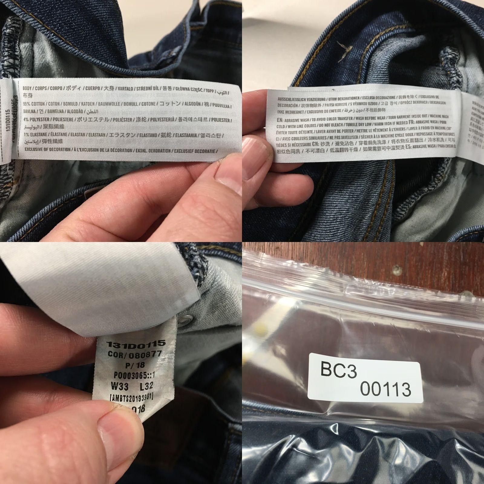 Abercrombie & Fitch Abercrombie & Fitch Skinny Jeans Mens 33x32 Blue Midrise Zip Slim Denim 5-Pocket Size US 33 - 10 Thumbnail