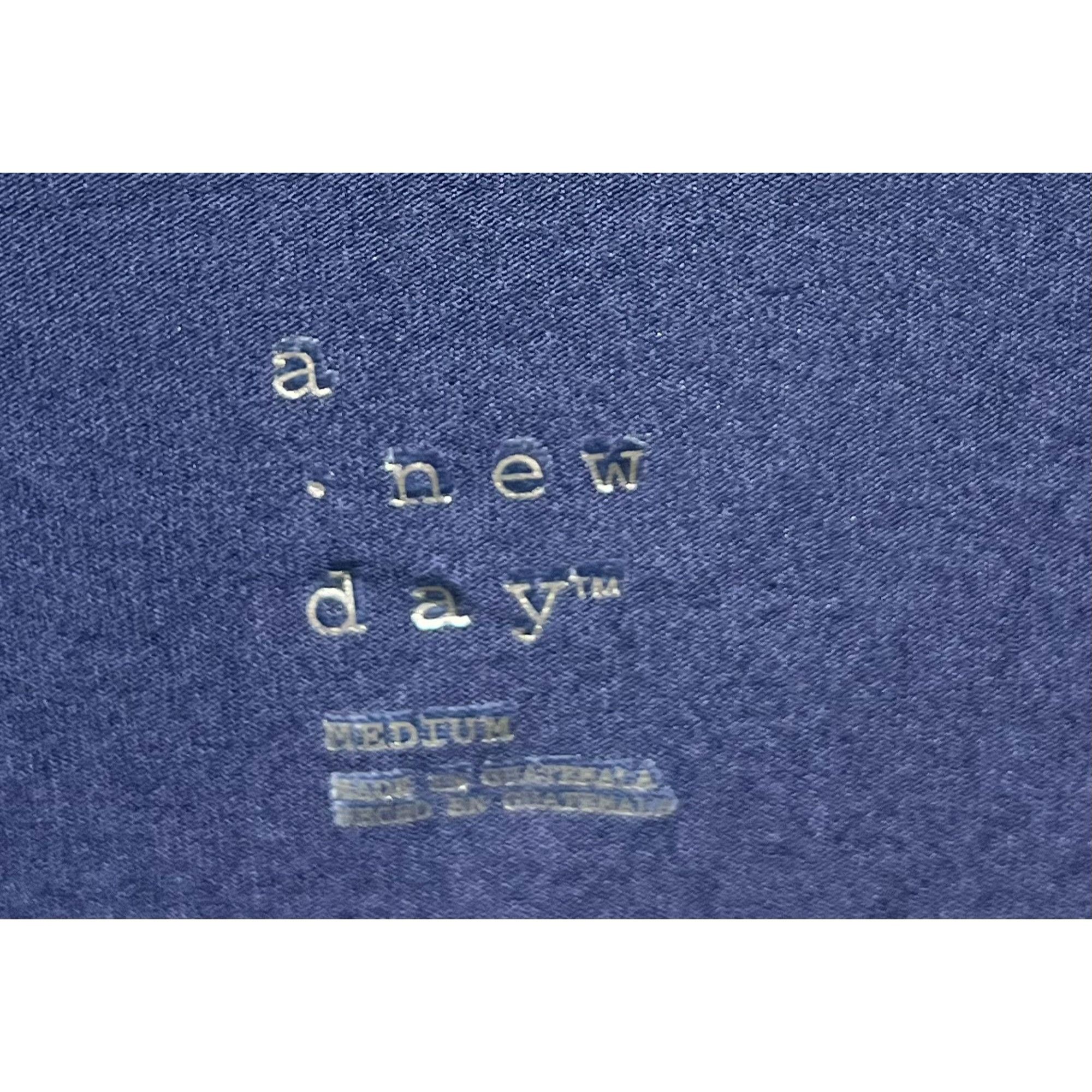 Other A New Day - Women's Slim Fit Tank Top - Navy Blue - Medium Size M / US 6-8 / IT 42-44 - 11 Thumbnail