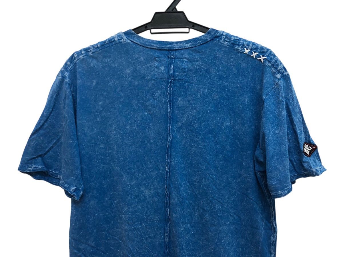 Affliction × Vintage AFFLICTION STANDARD V NECK STONE WASH RAW EDGE CROSS STITCH Size US M / EU 48-50 / 2 - 9 Thumbnail