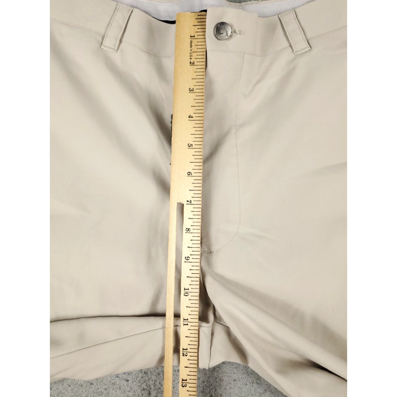 Callaway Callaway Chino Pants Mens 40x31 Beige Flat Front Golf Casual Trousers Size US 40 / EU 56 - 3 Thumbnail