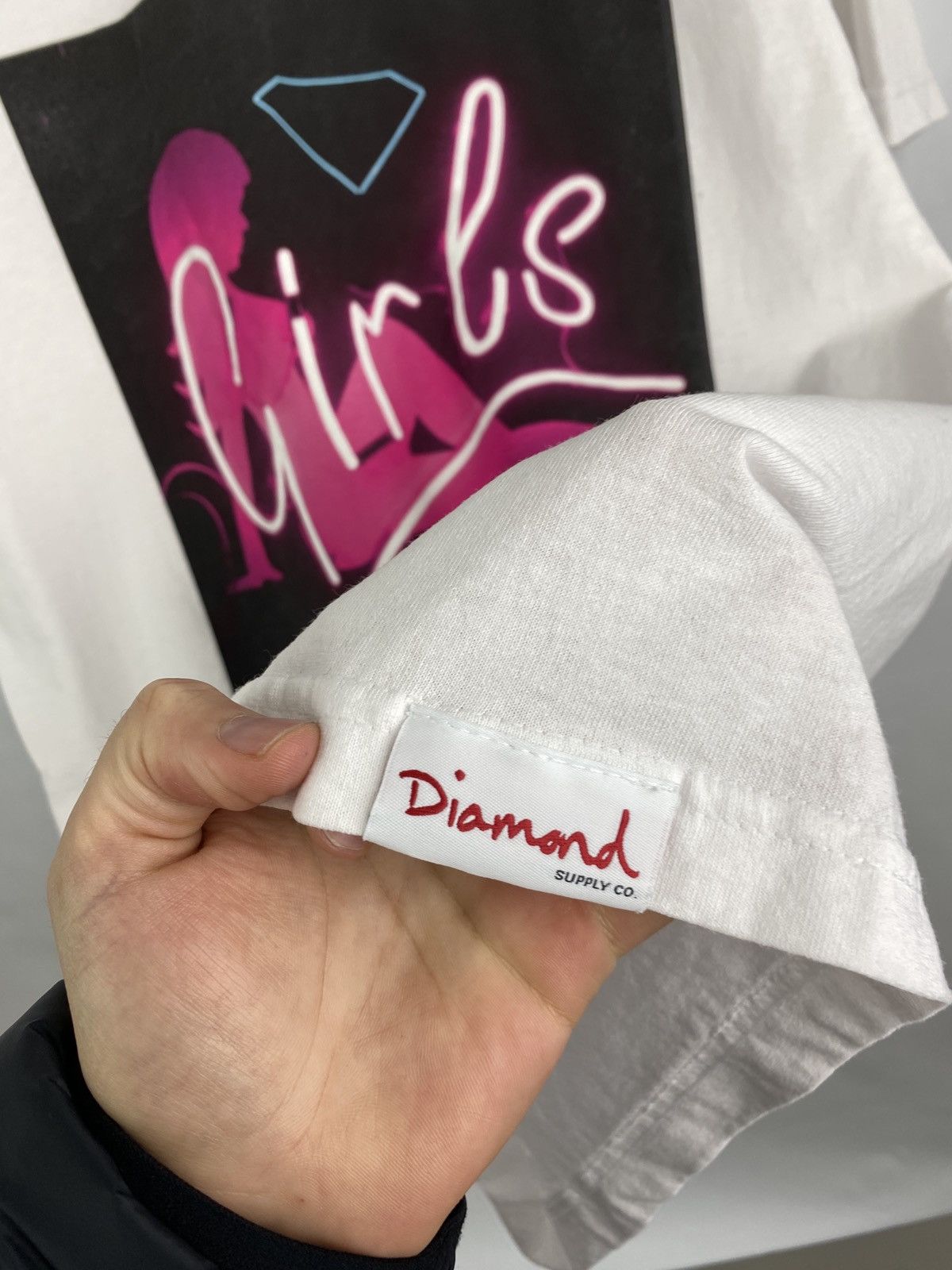 Diamond Supply Co. 🇺🇸 Y2K Diamond Supply Co Girls Skateboard T-Shirt Rare Size US L / EU 52-54 / 3 - 8 Thumbnail