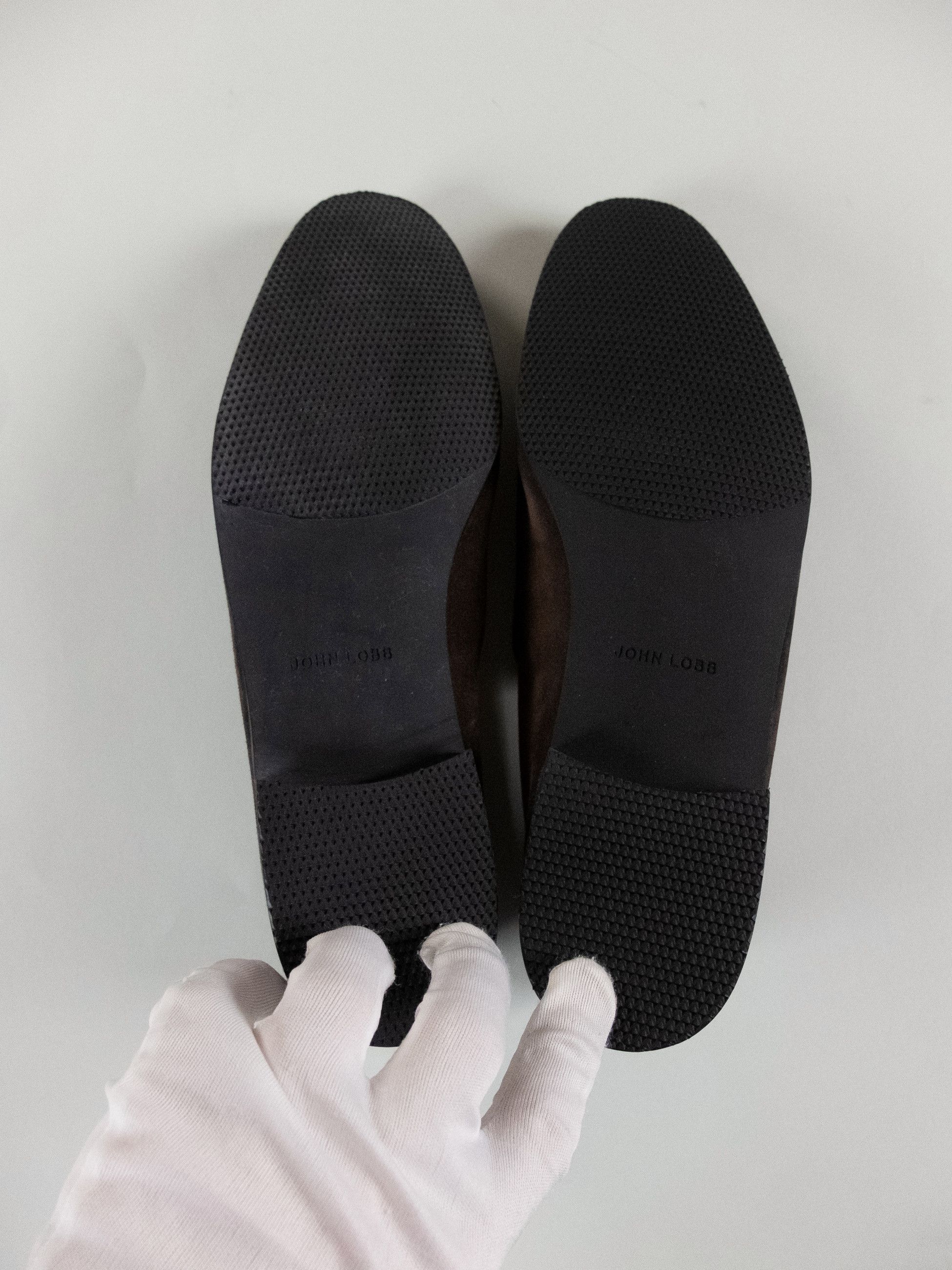 John Lobb JOHN LOBB Tyne brown suede leather unlined loafers 8.5 41.5 Size US 8.5 / EU 41-42 - 6 Thumbnail