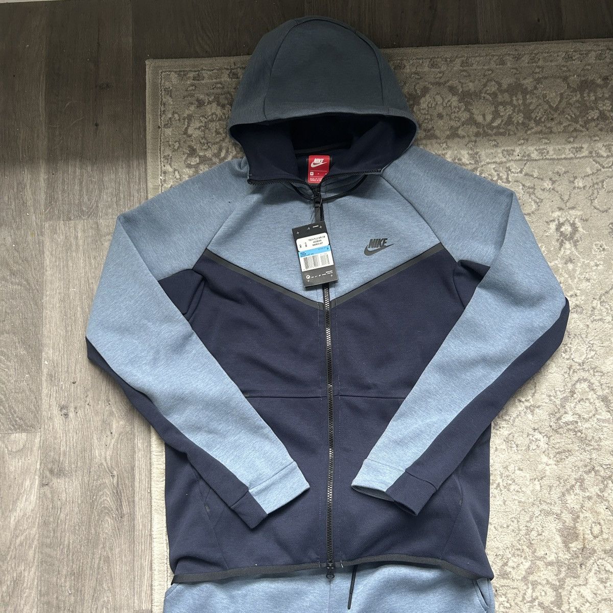 Nike Blue Nike Tech Fleece Full Tracksuit Size US M / EU 48-50 / 2 - 9 Thumbnail