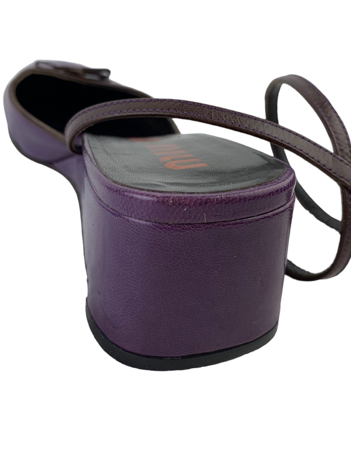 Miu Miu Early 2000’s Miu Miu Ballet Flats with Ankle Strap Size US 5.5 / IT 35.5 - 7 Thumbnail