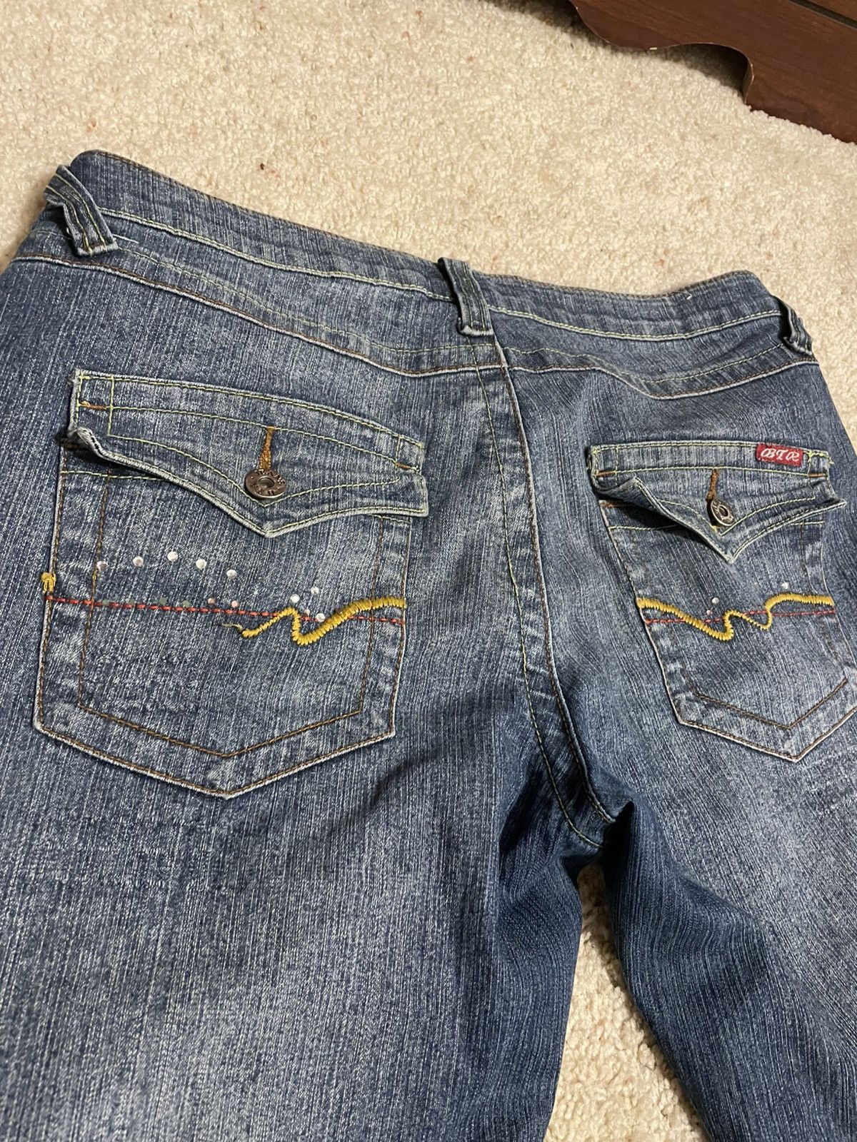 Vintage Vintage beauty rose straight leg low rise jeans Size 34" / US 12 / IT 48 - 3 Thumbnail