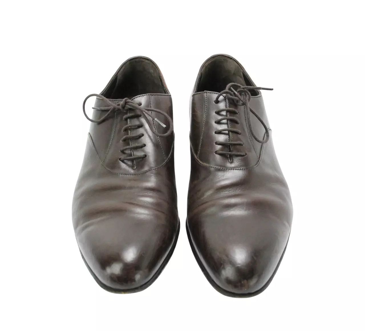 Giorgio Armani GIORGIO ARMANI Shoes Men's EU 42 Rigid Leather Almond Toe Size US 9 / EU 42 - 4 Thumbnail