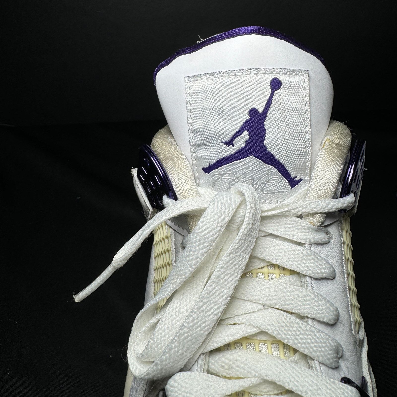 Jordan Brand × Nike Size 7.5 - Air Jordan 4 Retro Purple Metallic Men's Shoes Size US 7.5 / EU 40-41 - 5 Thumbnail