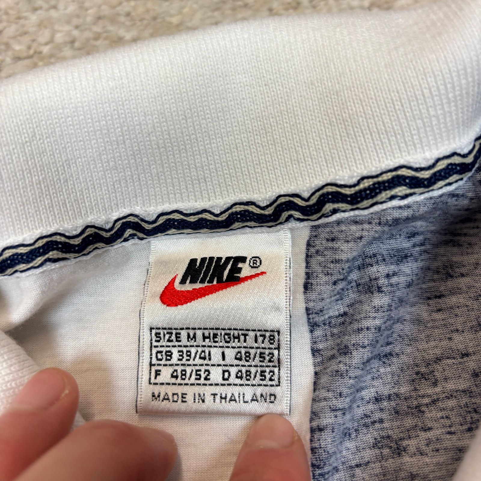 Nike VTG 90s Nike Tennis Court Classic Patch Polo Shirt Medium Size US M / EU 48-50 / 2 - 4 Thumbnail
