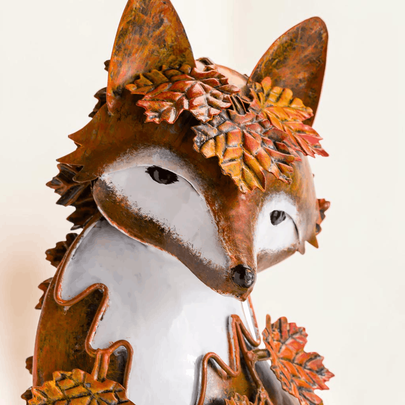 Other Fall Fox Sculpture | Rustic Woodland Figurine Size ONE SIZE - 3 Thumbnail