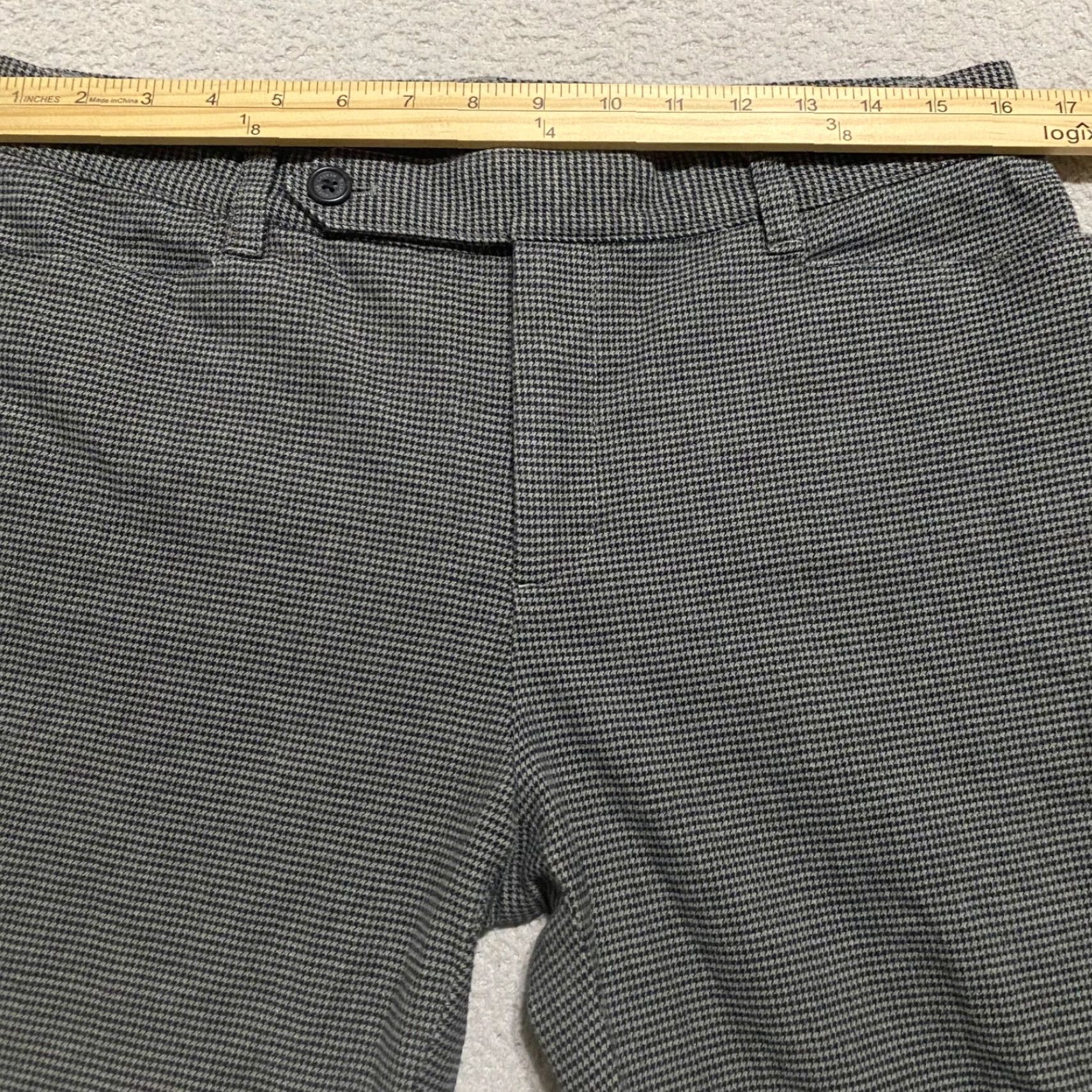 Ralph Lauren Lauren Ralph Lauren Womens Dress Pants Adelle Gray Plaid Check Twill Flared 10 Office Shirt Womens 90s Preppy Style Mens? Wait. Size 32" / US 10 / IT 46 - 5 Thumbnail