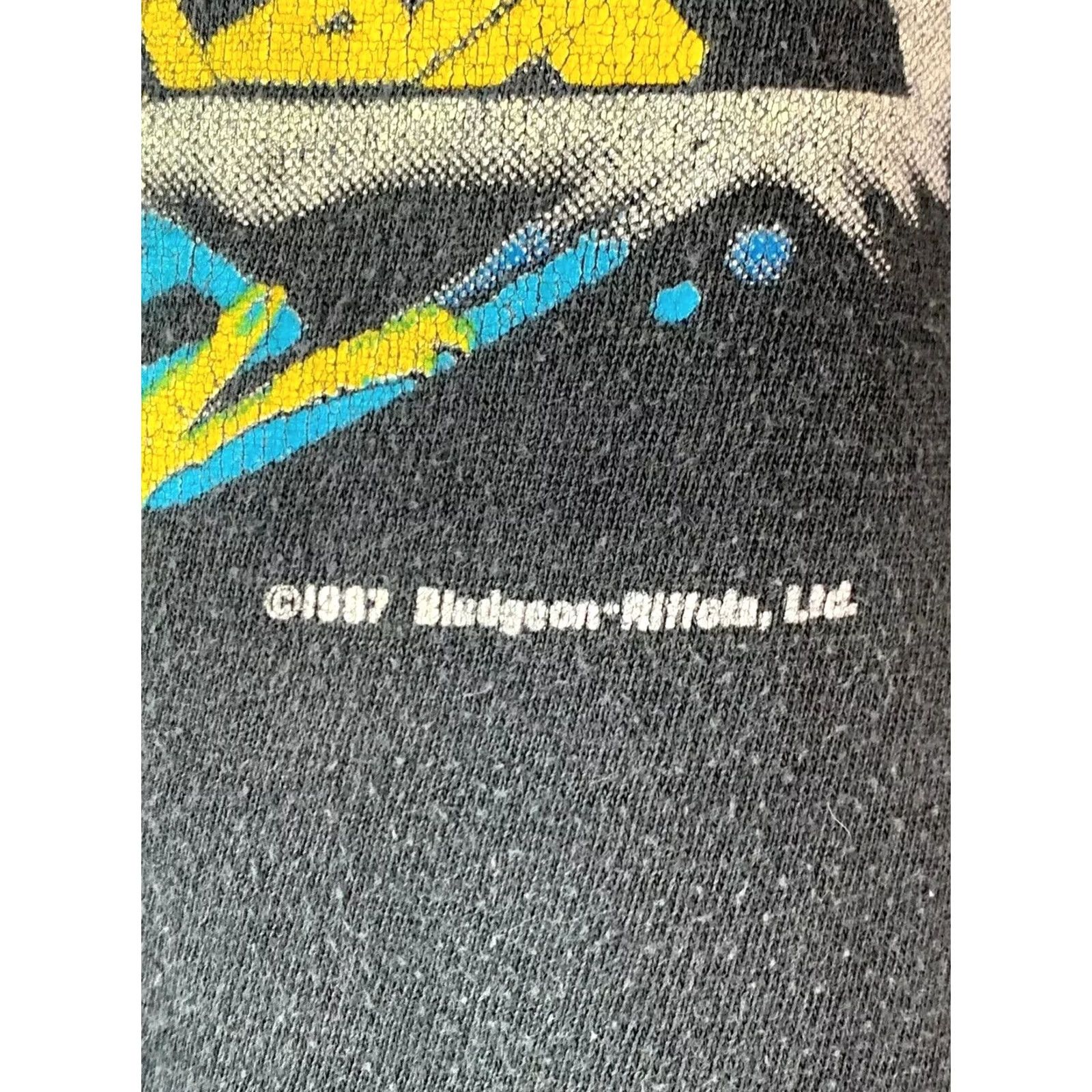 Vintage VINTAGE DEF LEPPARD HYSTERIA T-Shirt Men’s Size M Black Crew Neck Short Sleeve US 1987 Rock Band Tee Size US M / EU 48-50 / 2 - 7 Thumbnail