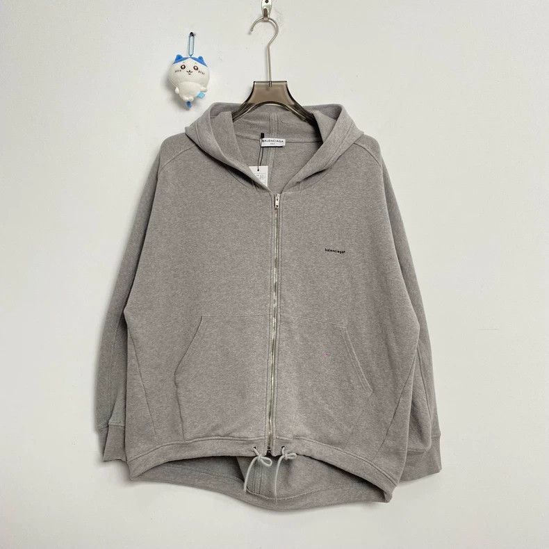 Balenciaga Small logo zip-up hoodie