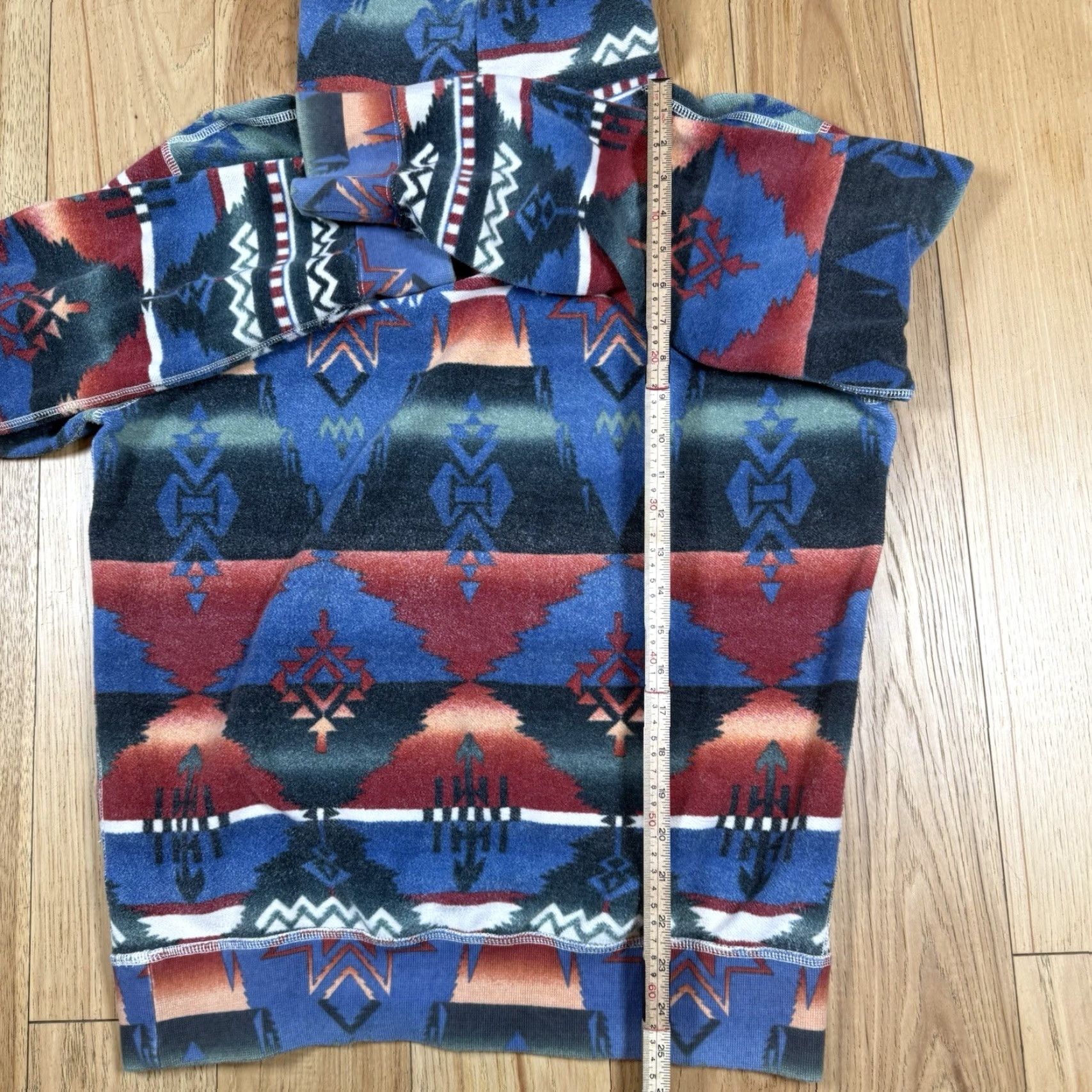 Polo Ralph Lauren Polo Ralph Lauren Hoodie Aztec Southwestern Beacon Fleece Serape Mens Medium Multicolor Size US M / EU 48-50 / 2 - 6 Thumbnail