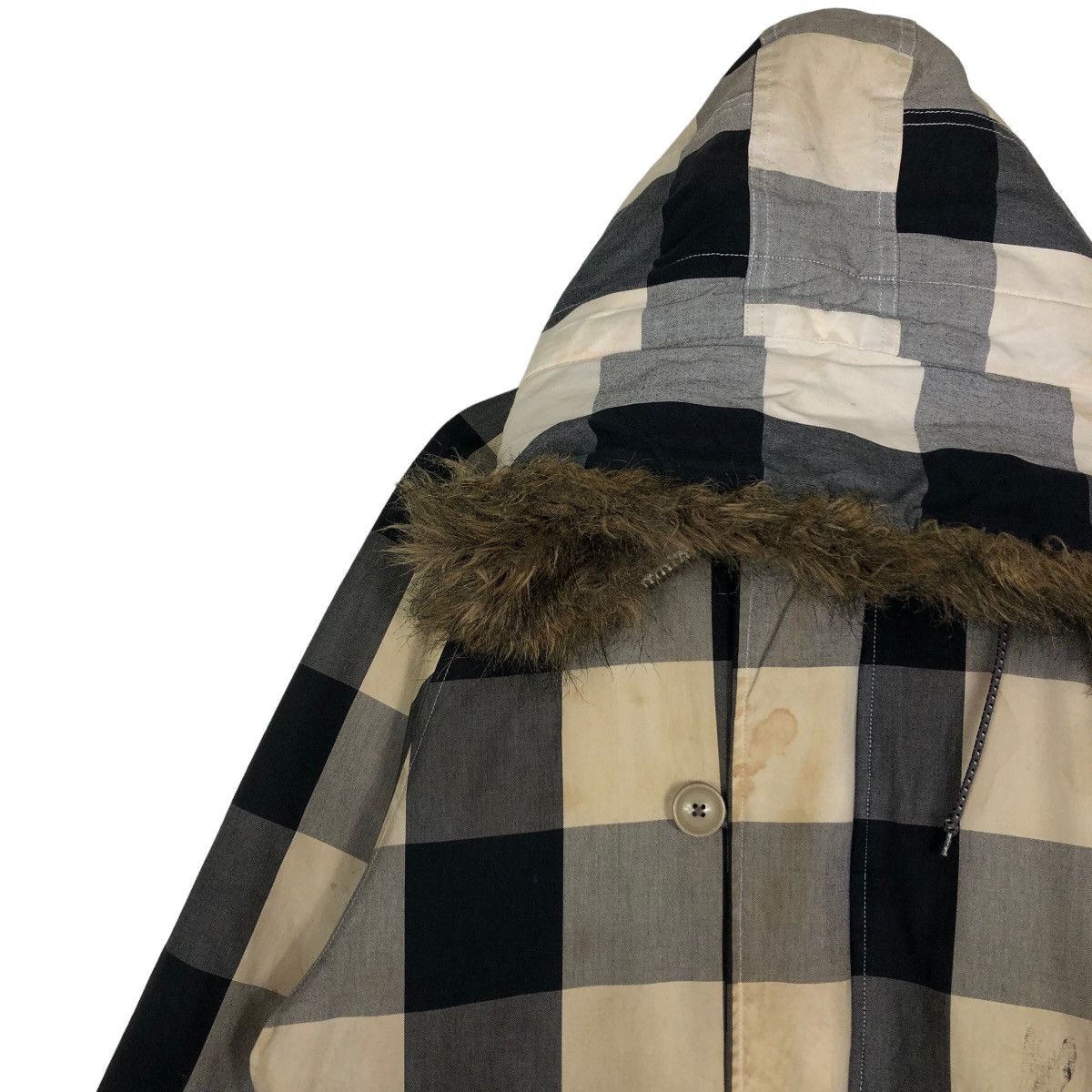 Woolrich Woolen Mills 🔥90’s Bomber Jacket Tartan Design Woolrich Mink Fur Hoodie Size US M / EU 48-50 / 2 - 6 Thumbnail