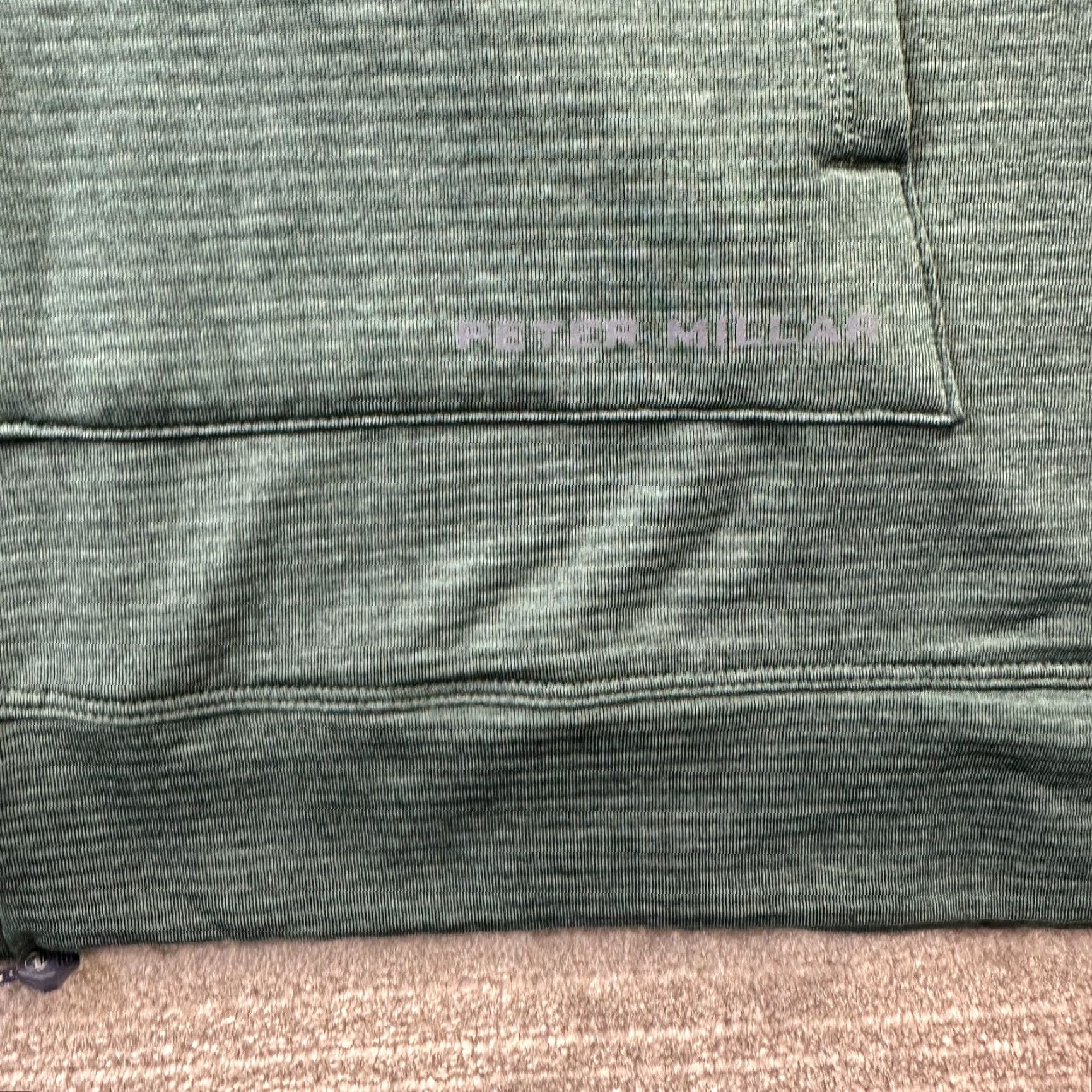 Peter Millar Peter Millar Hoodie Mens 2XL Green Beaumont Performance Golf Crown Sport Hooded Full Zip Ski Sports Mens Size US XXL / EU 58 / 5 - 4 Thumbnail