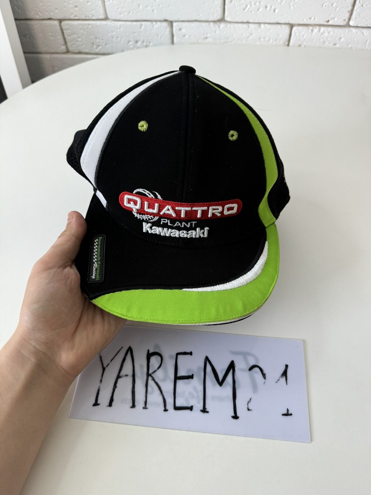 Vintage Kawasaki cap hat Size ONE SIZE - 2 Thumbnail