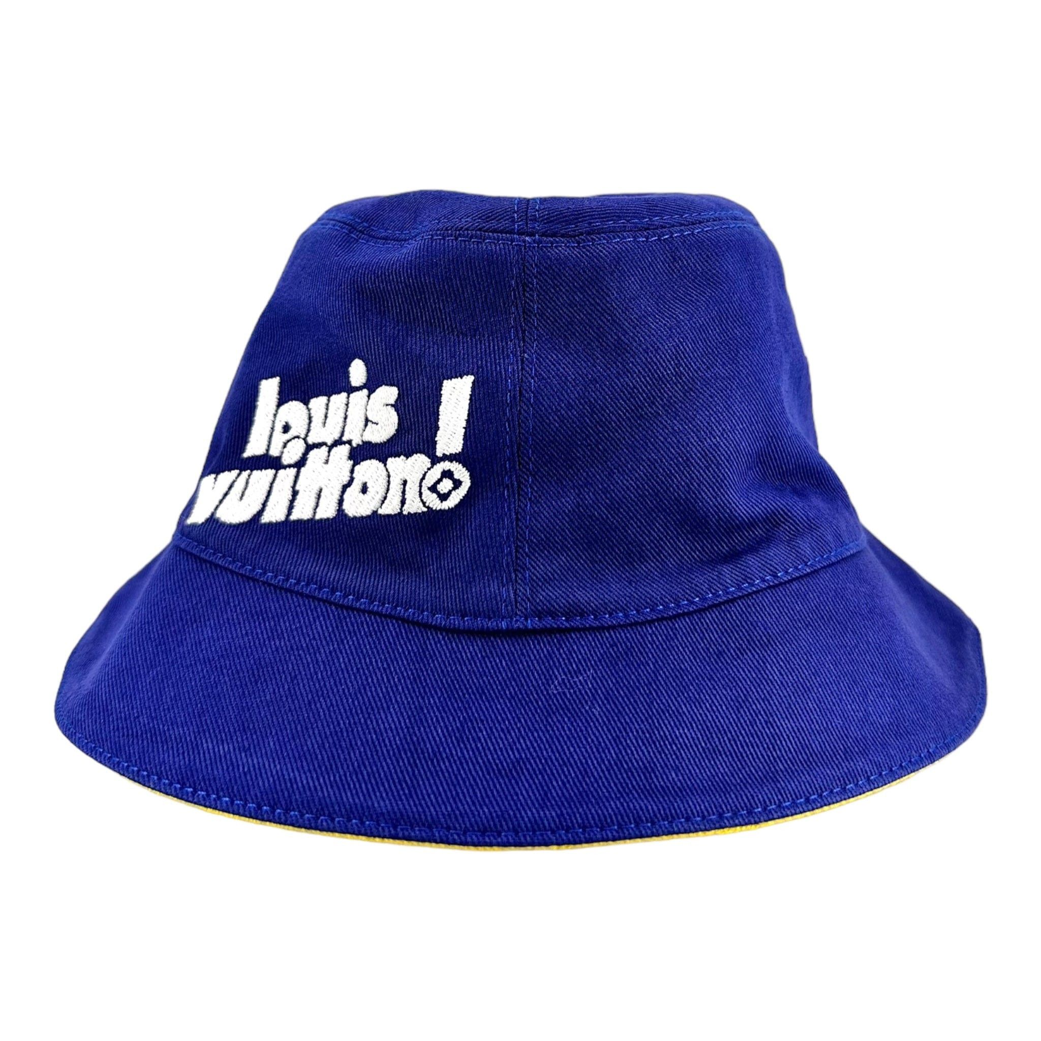Louis Vuitton Everyday LV Bucket Hat Blue Yellow Size ONE SIZE - 1 Thumbnail