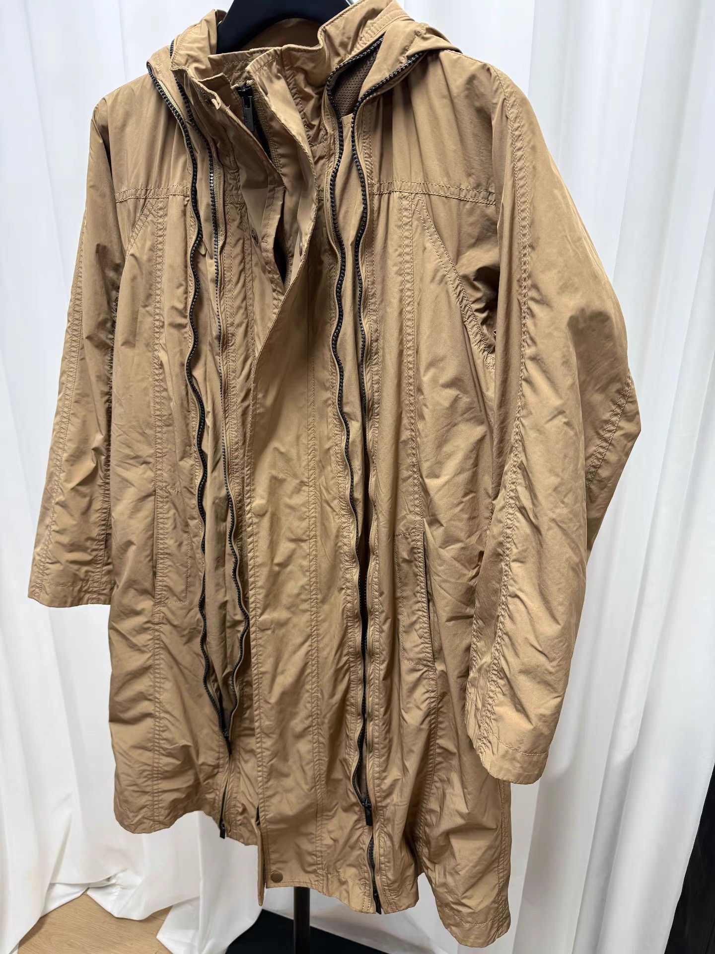 Issey Miyake ISSEY MIYAKE Zip-Up Trench Coat K20 Size US M / EU 48-50 / 2 - 2 Thumbnail