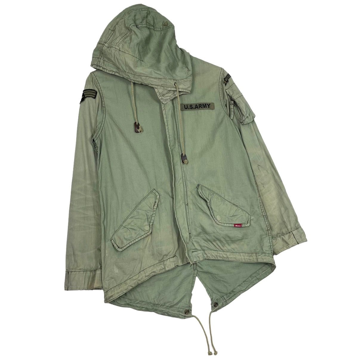 Avirex × Vintage 💥AVIREX US ARMY PARKA FISHTAIL JACKET Size US M / EU 48-50 / 2 - 3 Thumbnail