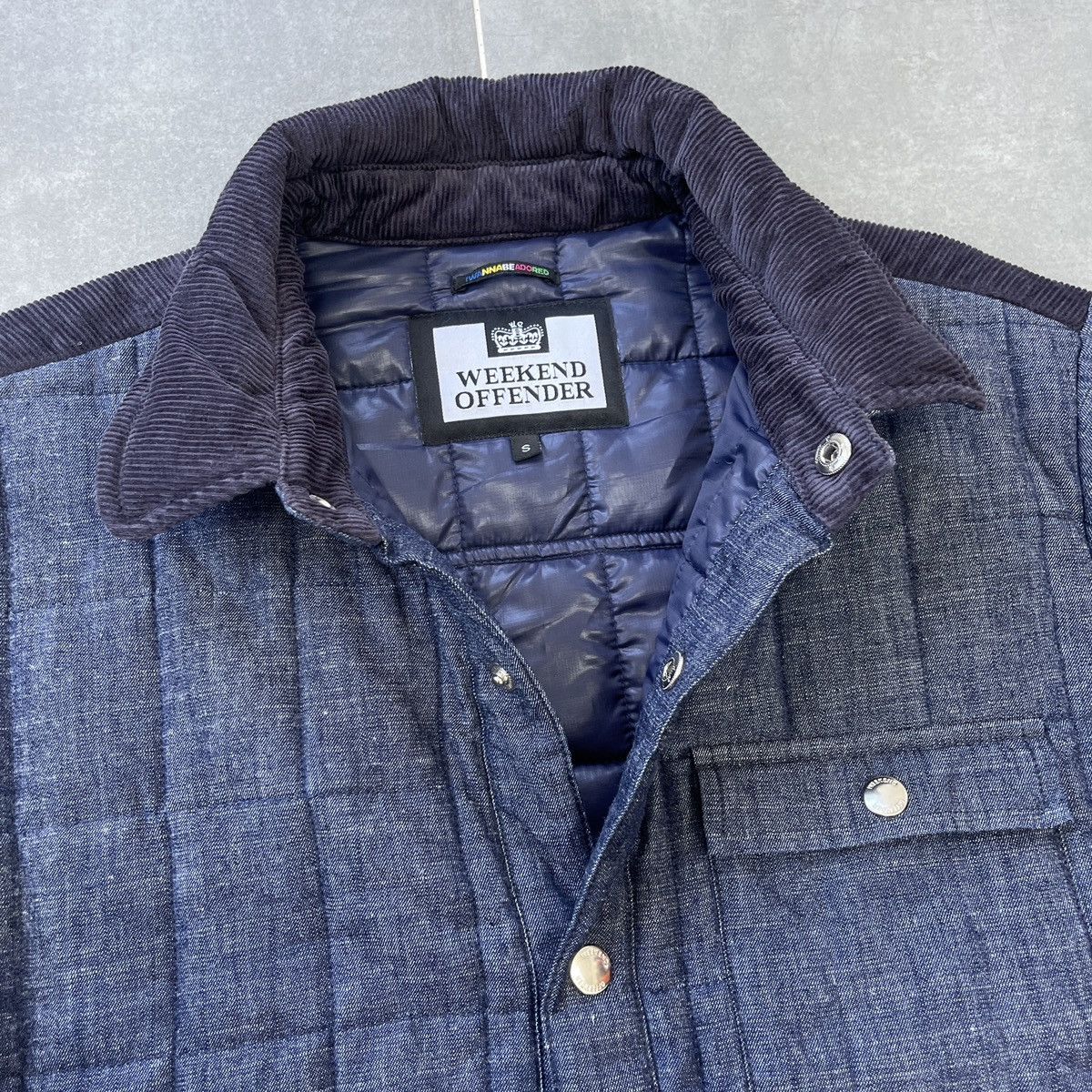 Weekend Offender Weekend Offender Quilted Overshirt Jacket Chapo Guzman Size US S / EU 44-46 / 1 - 10 Thumbnail